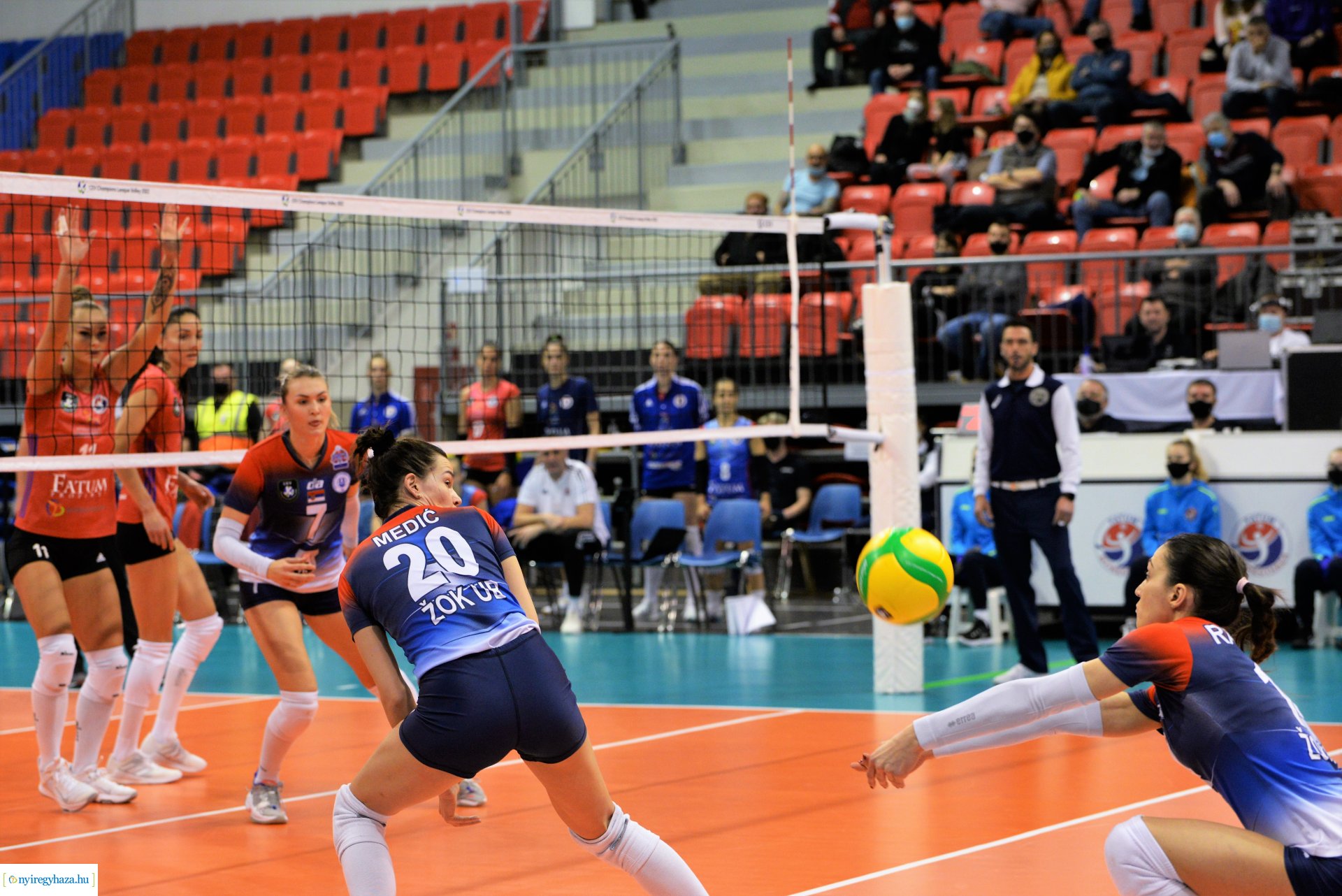 FATUM Nyíregyháza - ZOK Ub Bajnokok Ligája mérkőzés a Continental Arénában
