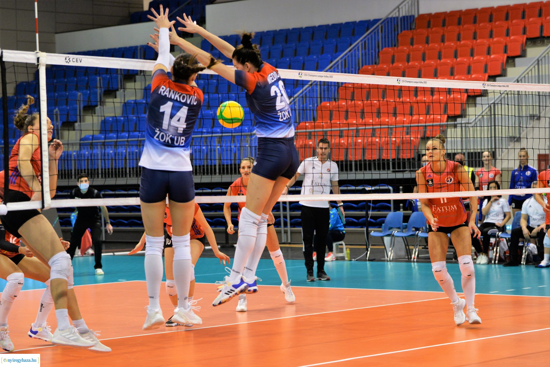 FATUM Nyíregyháza - ZOK Ub Bajnokok Ligája mérkőzés a Continental Arénában