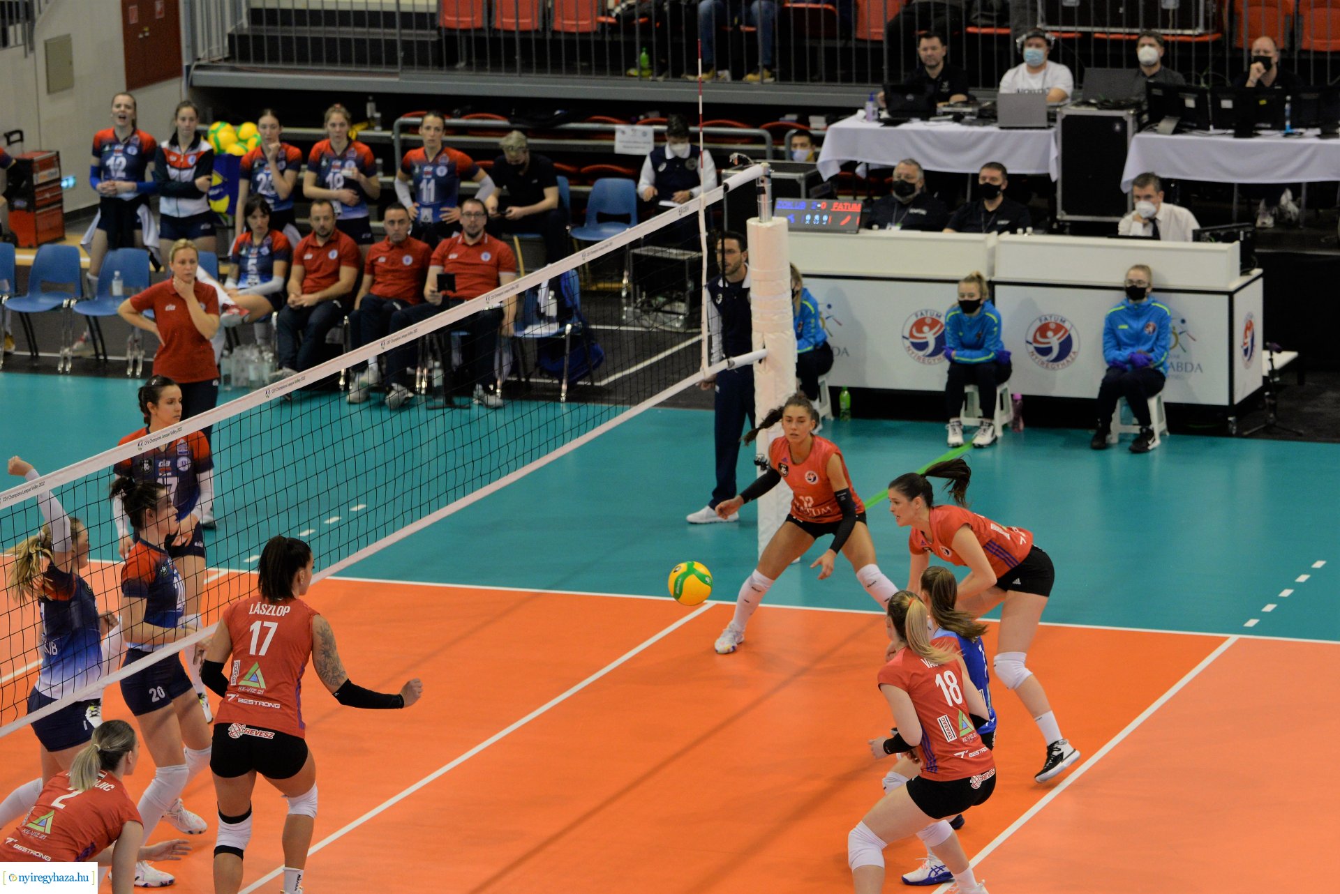 FATUM Nyíregyháza - ZOK Ub Bajnokok Ligája mérkőzés a Continental Arénában