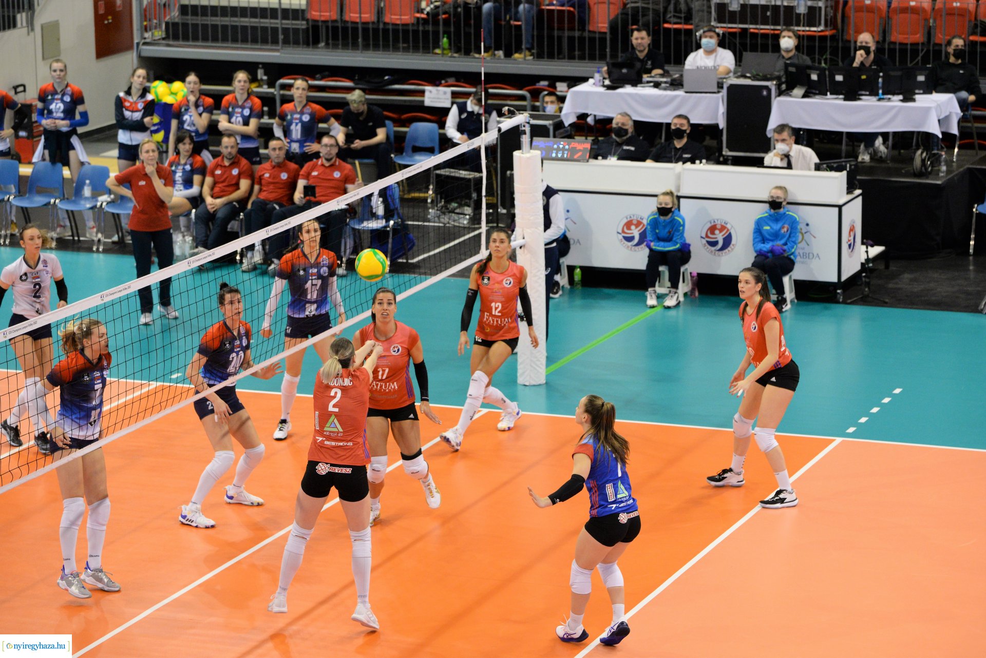 FATUM Nyíregyháza - ZOK Ub Bajnokok Ligája mérkőzés a Continental Arénában