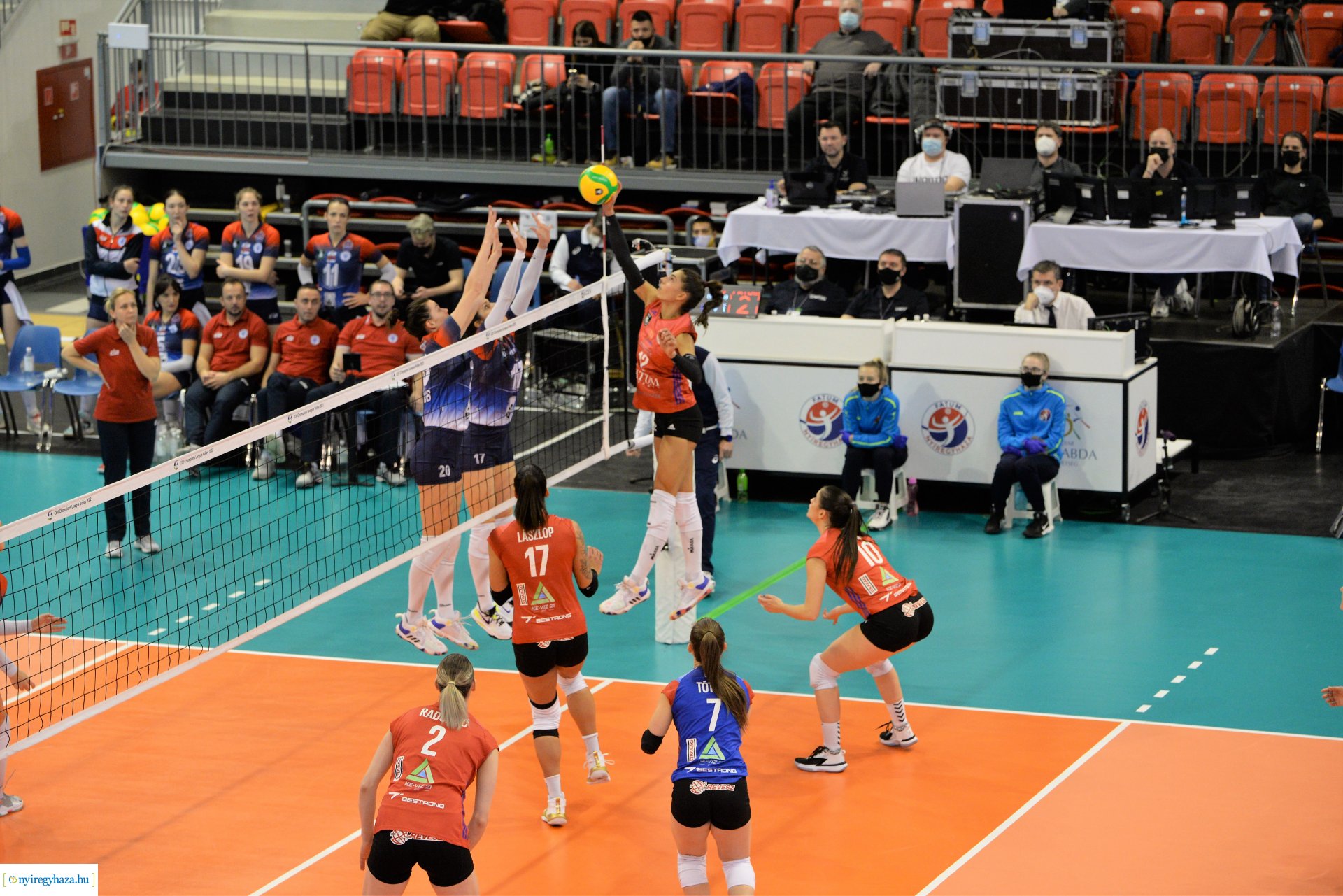 FATUM Nyíregyháza - ZOK Ub Bajnokok Ligája mérkőzés a Continental Arénában