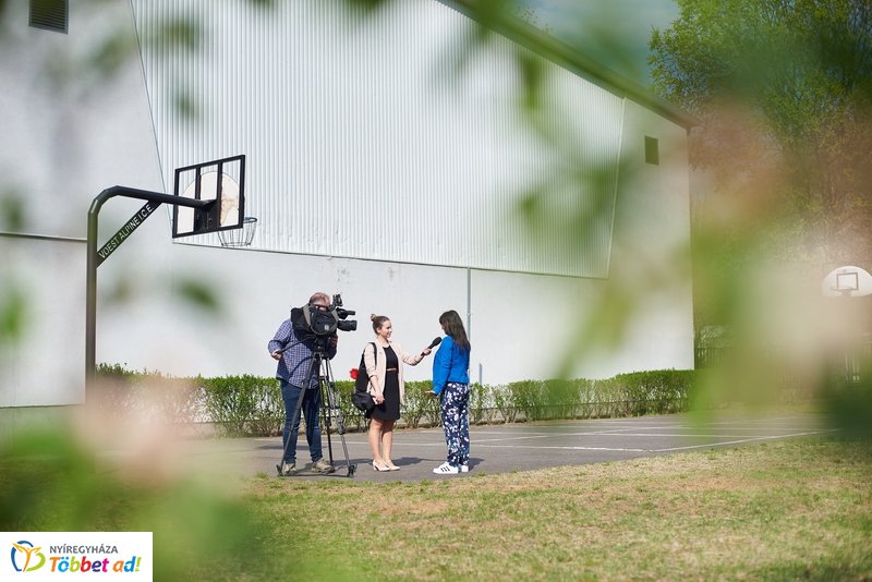 Faültetés a kertvárosi iskolában