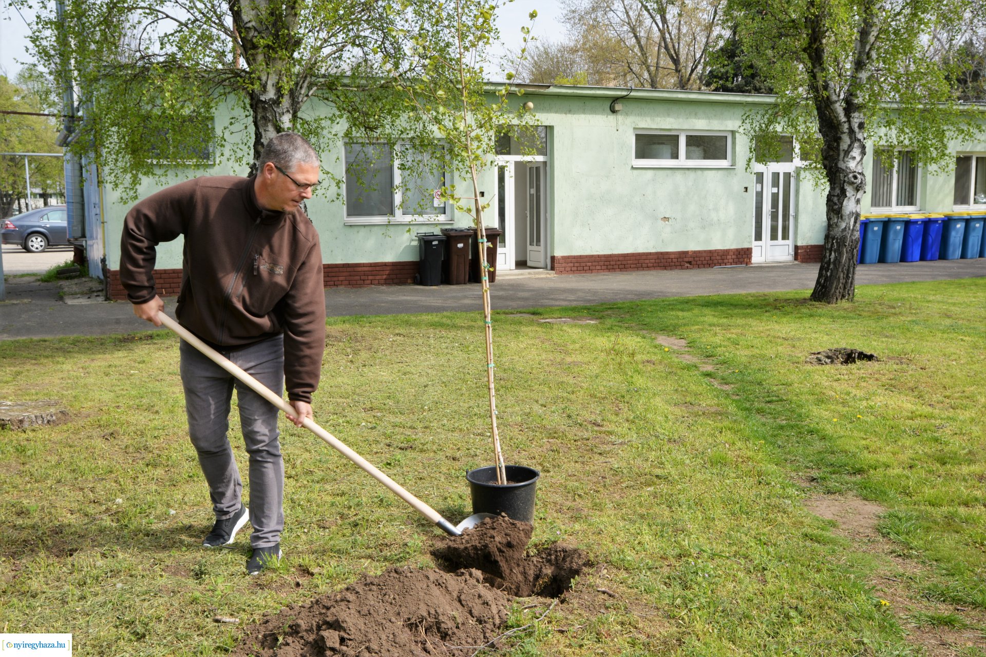 Faültetés az ÉAK Nonprofit Kft-nél a Föld napja alkalmából