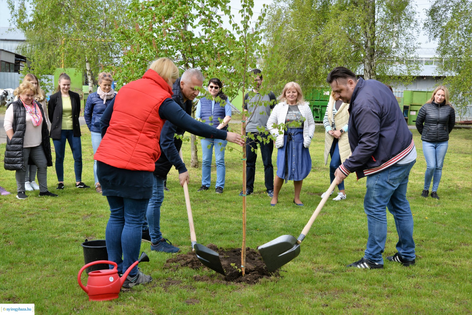 Faültetés az ÉAK Nonprofit Kft-nél a Föld napja alkalmából