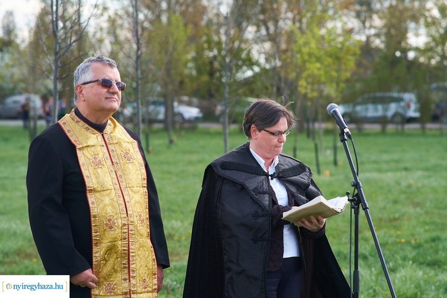 Faültetés az Újéletfa-ligetben 2022