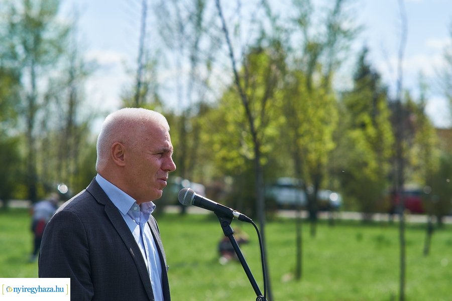 Faültetés az Újéletfa-ligetben 2022