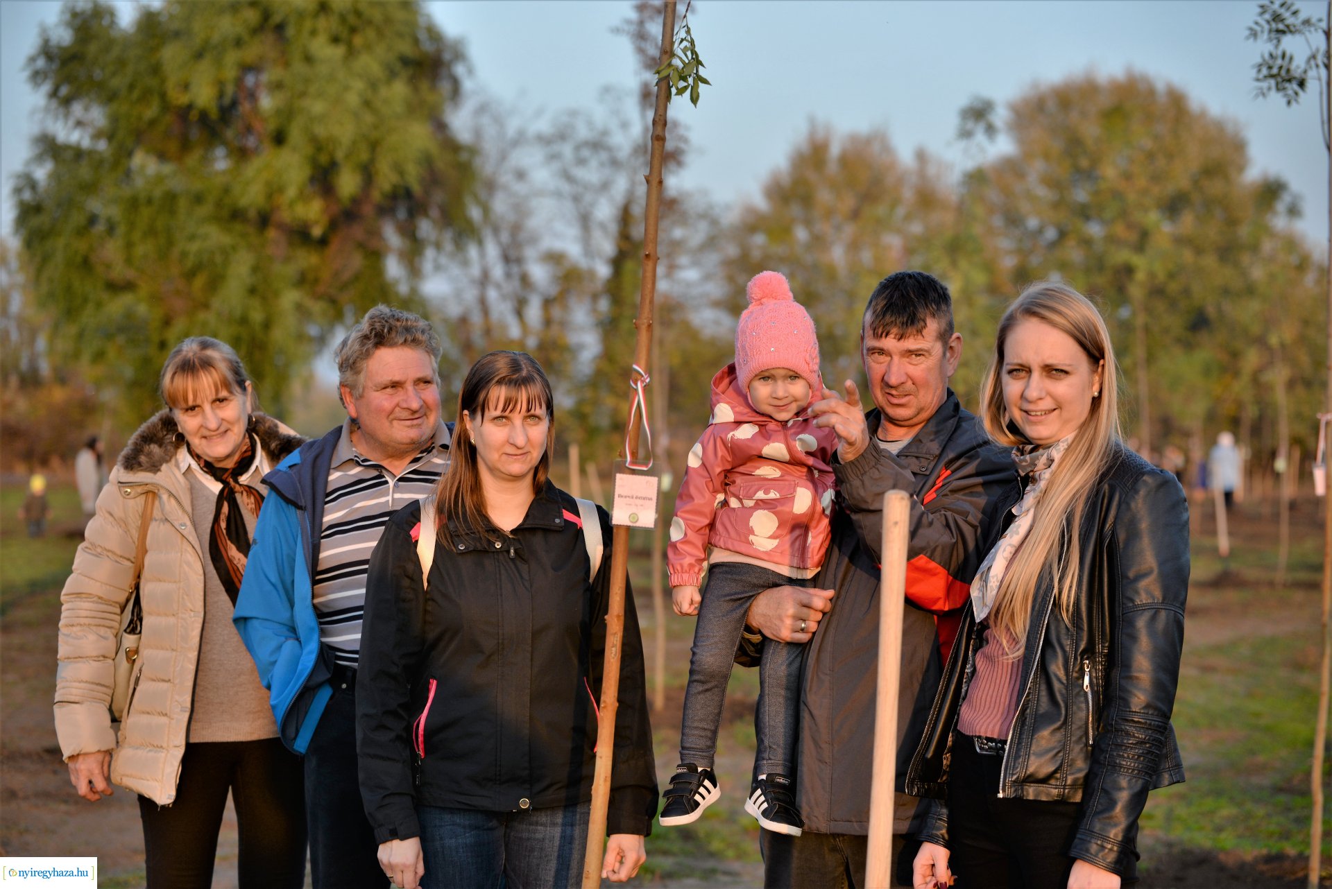 Faültetés az Újéletfa ligetben 2022