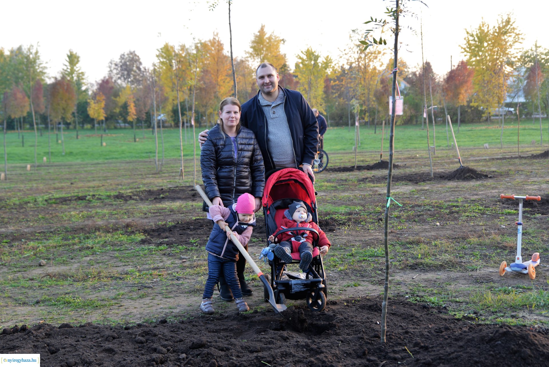 Faültetés az Újéletfa ligetben 2022