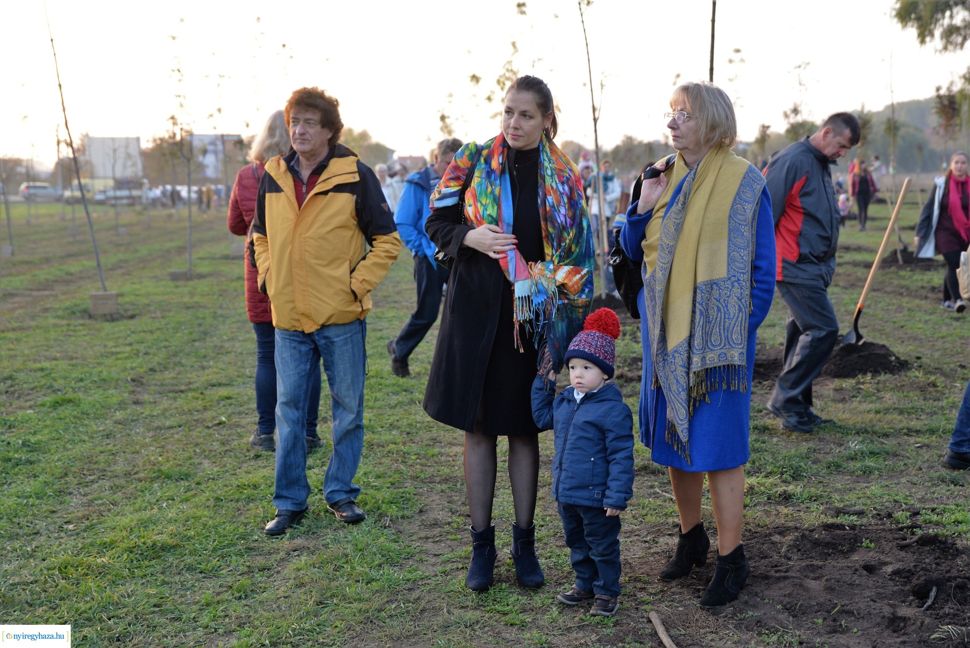 Faültetés az Újéletfa ligetben 2022