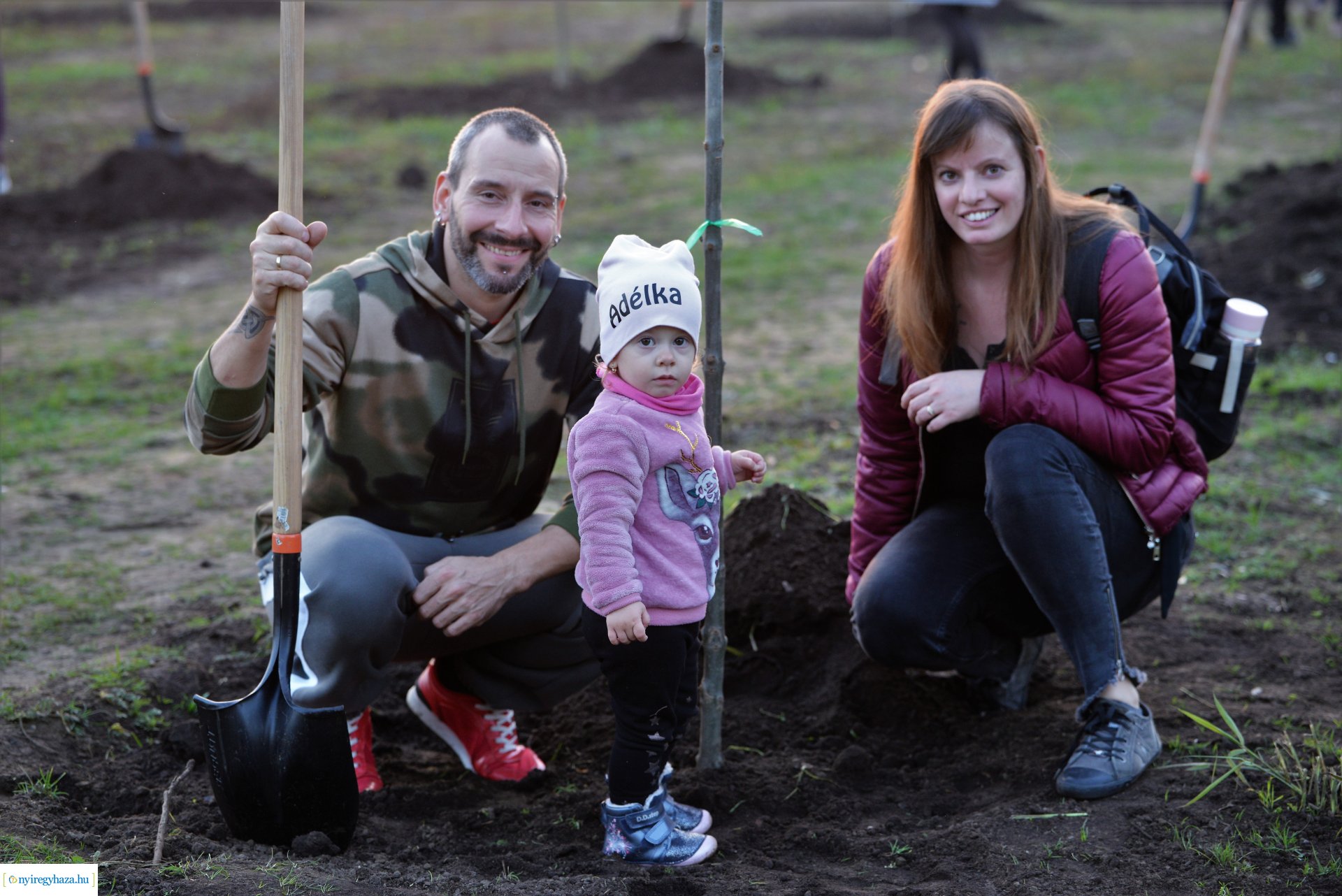 Faültetés az Újéletfa ligetben 2022