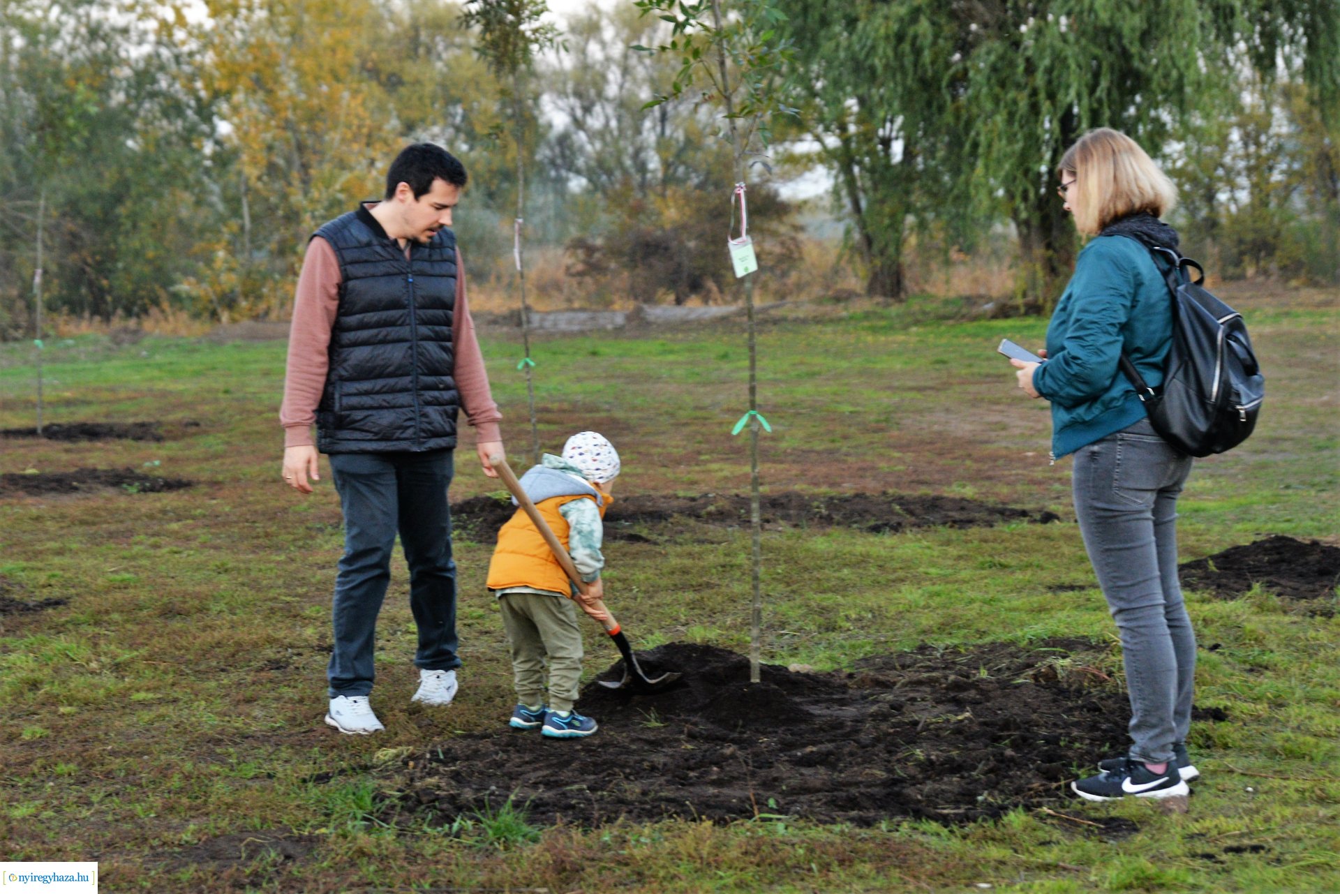 Faültetés az Újéletfa ligetben 2022