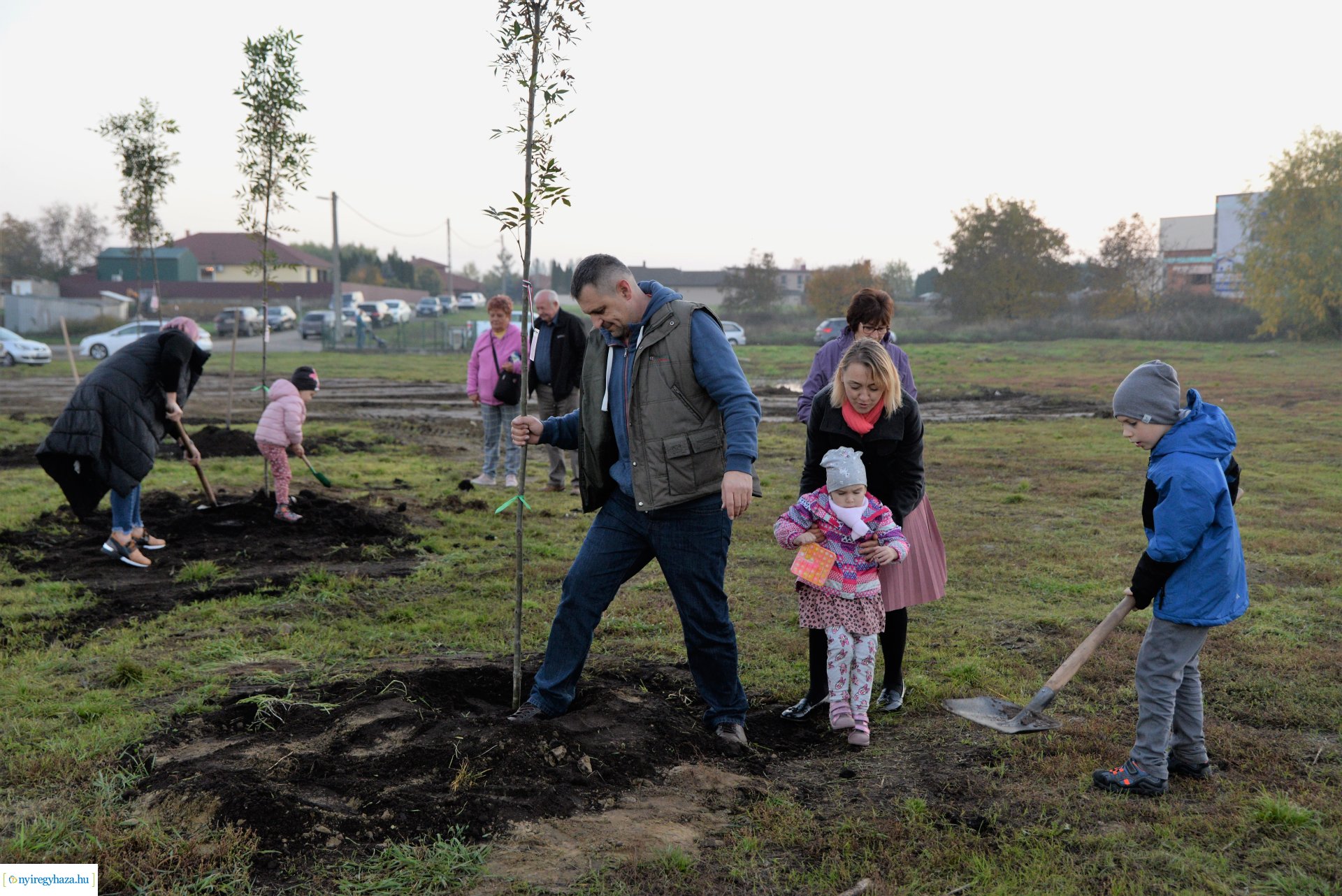 Faültetés az Újéletfa ligetben 2022