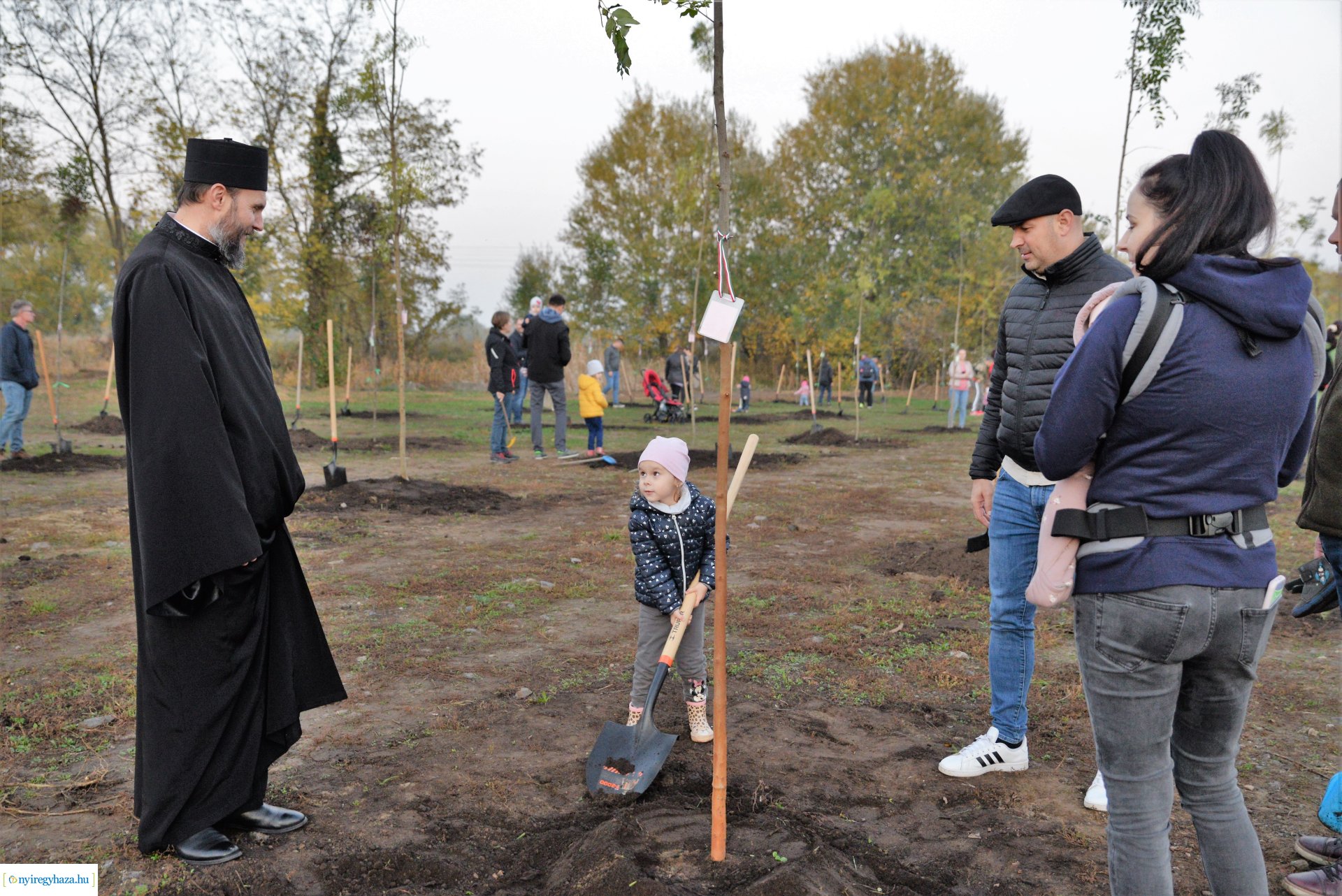 Faültetés az Újéletfa ligetben 2022