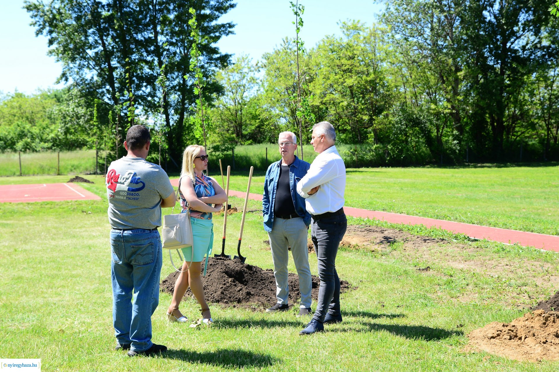 Faültetés Nyírszőlősön