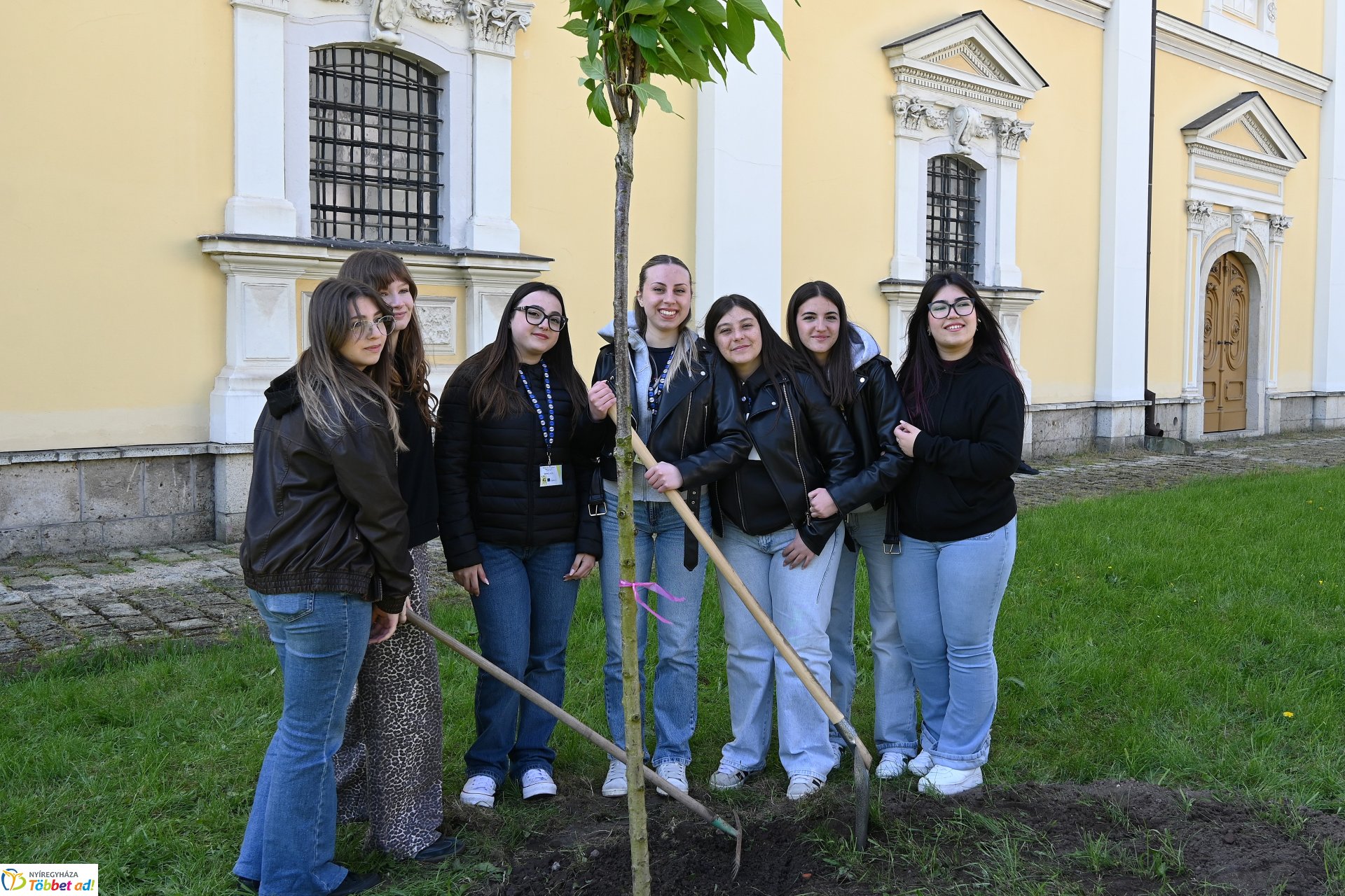 Faültetéssel kezdődött a keddi program a városunkban tartózkodó erasmusos diákoknak