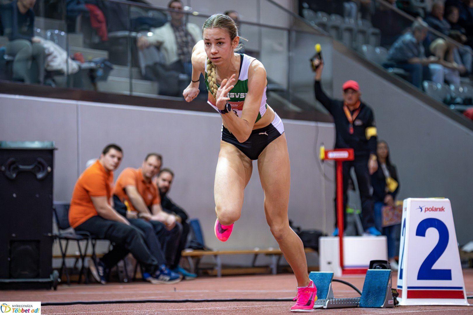 Fedettpályás Atlétika Magyar Bajnokság a Nyíregyházi Atlétikai Centrumban első nap