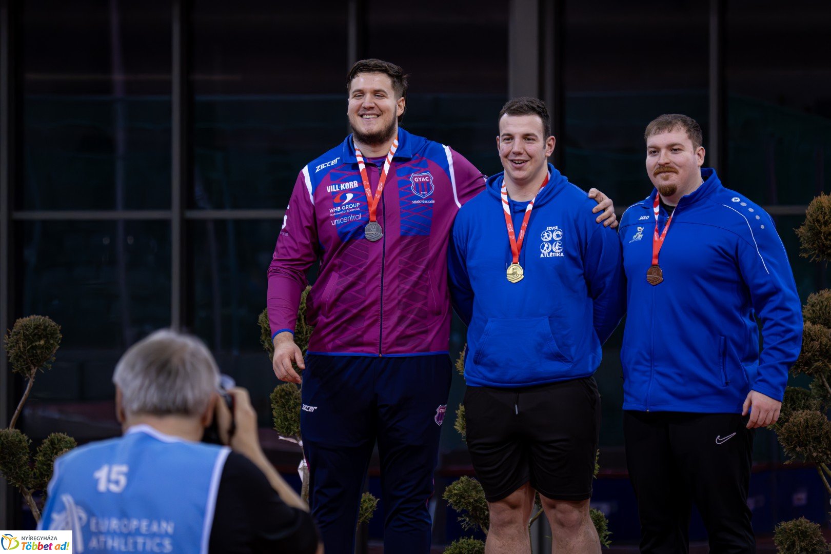 Fedettpályás Atlétika Magyar Bajnokság a Nyíregyházi Atlétikai Centrumban első nap