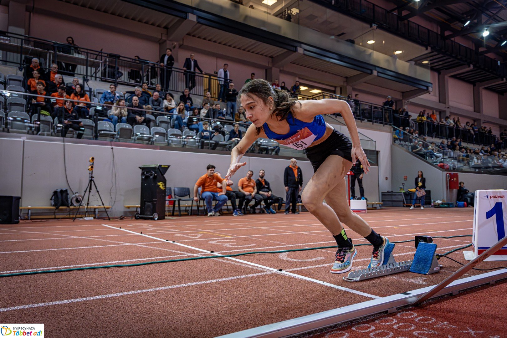Fedettpályás Atlétika Magyar Bajnokság a Nyíregyházi Atlétikai Centrumban első nap