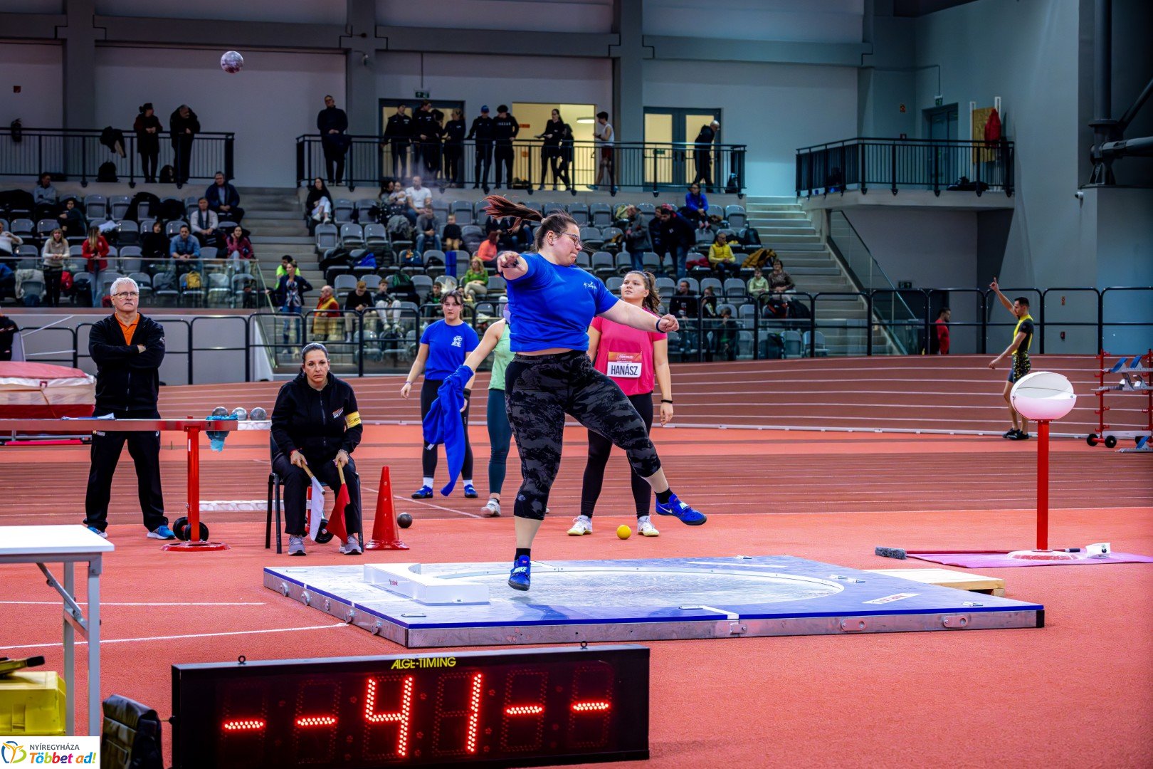 Fedettpályás Atlétika Magyar Bajnokság a Nyíregyházi Atlétikai Centrumban első nap