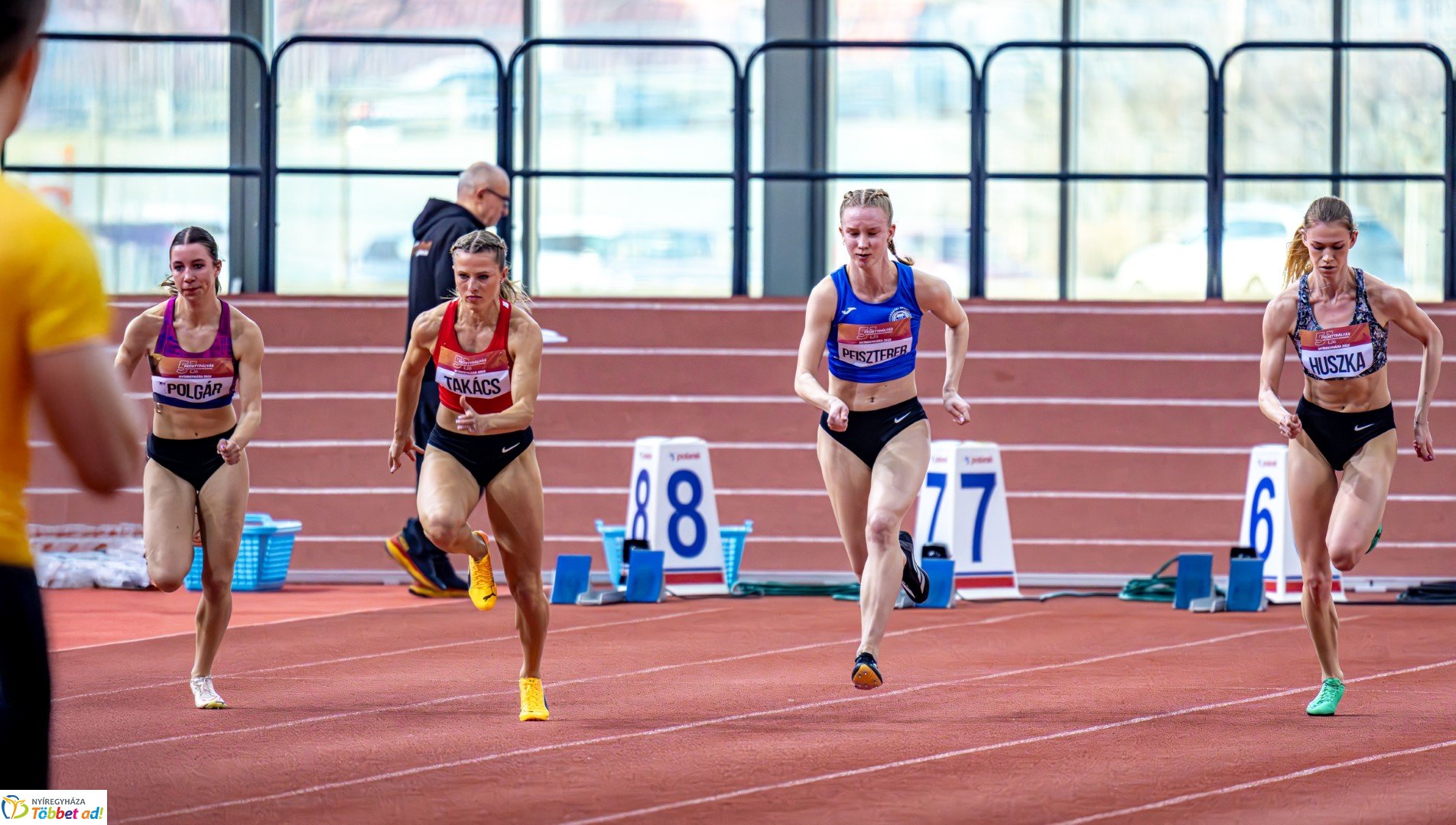 Fedettpályás Atlétika Magyar Bajnokság a Nyíregyházi Atlétikai Centrumban első nap