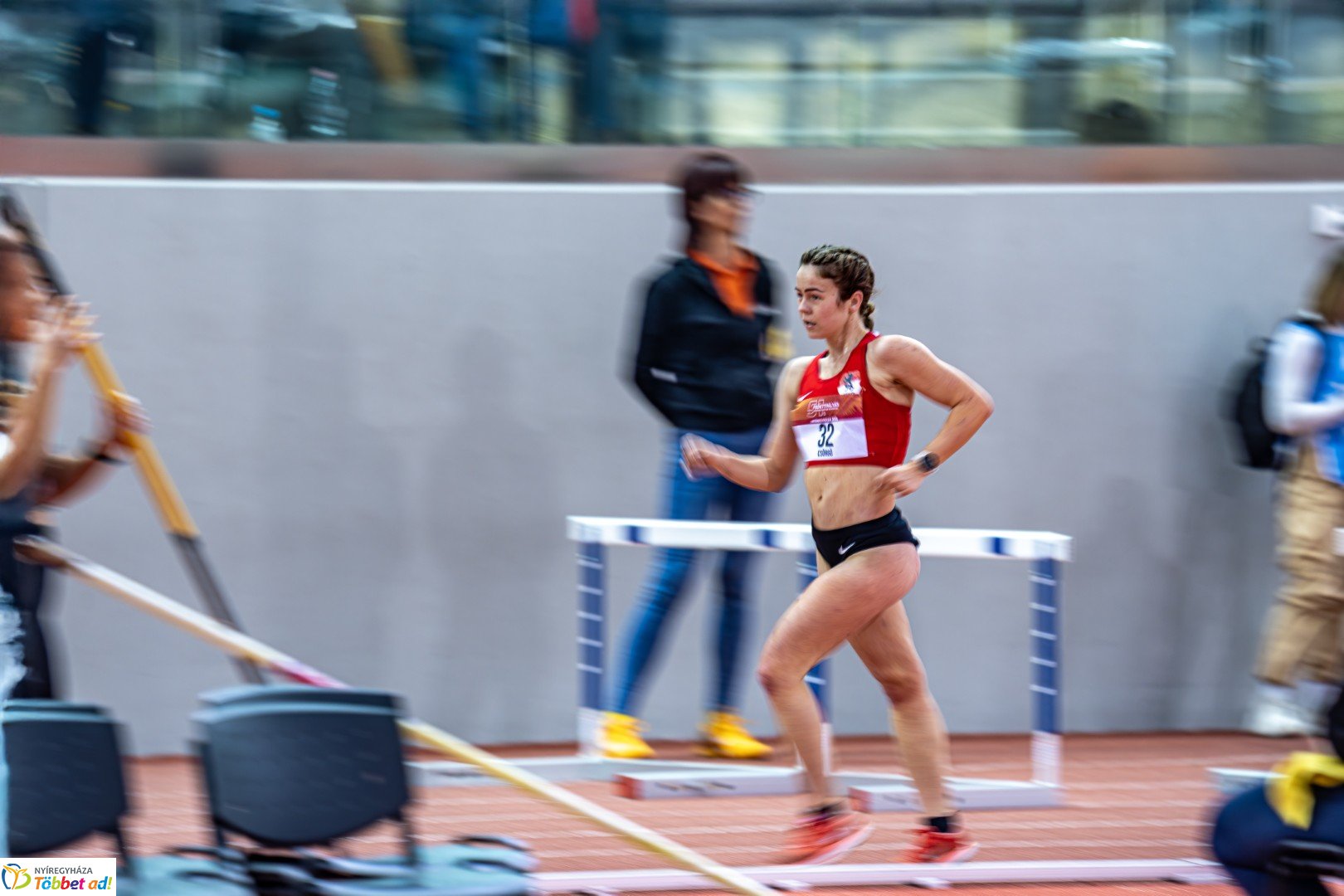 Fedettpályás Atlétika Magyar Bajnokság a Nyíregyházi Atlétikai Centrumban első nap