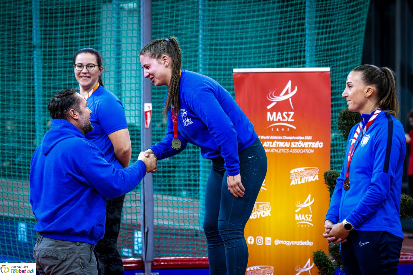 Fedettpályás Atlétika Magyar Bajnokság a Nyíregyházi Atlétikai Centrumban első nap