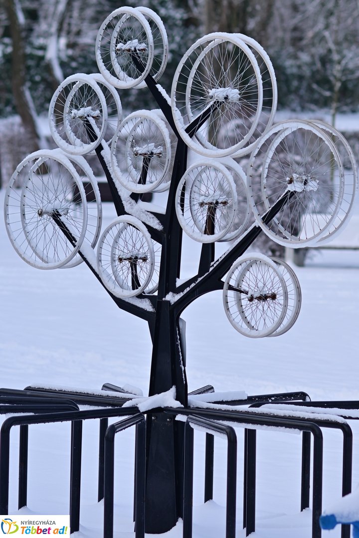 Fehérbe öltözött Sóstó 2026 januárjában