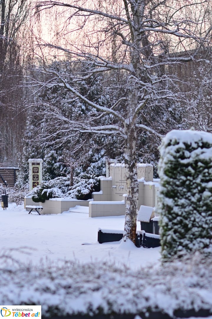 Fehérbe öltözött Sóstó 2026 januárjában