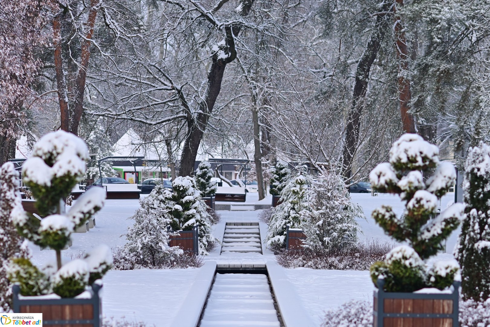 Fehérbe öltözött Sóstó 2026 januárjában