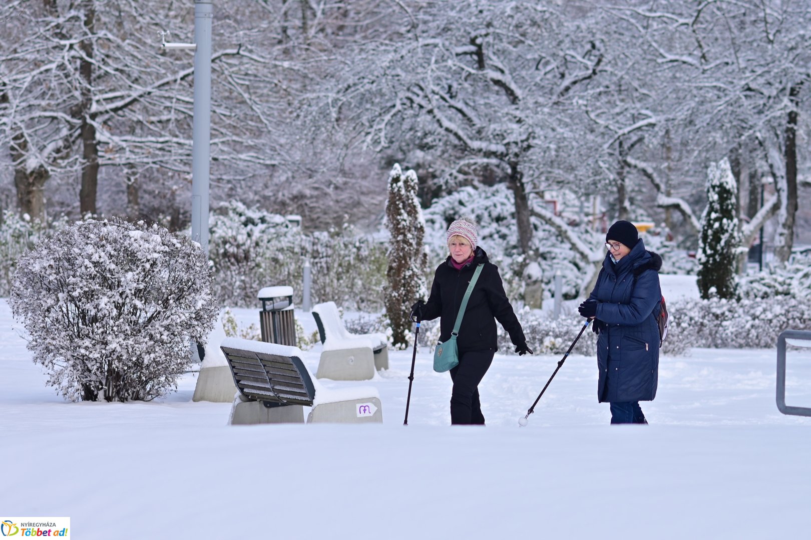 Fehérbe öltözött Sóstó 2026 januárjában