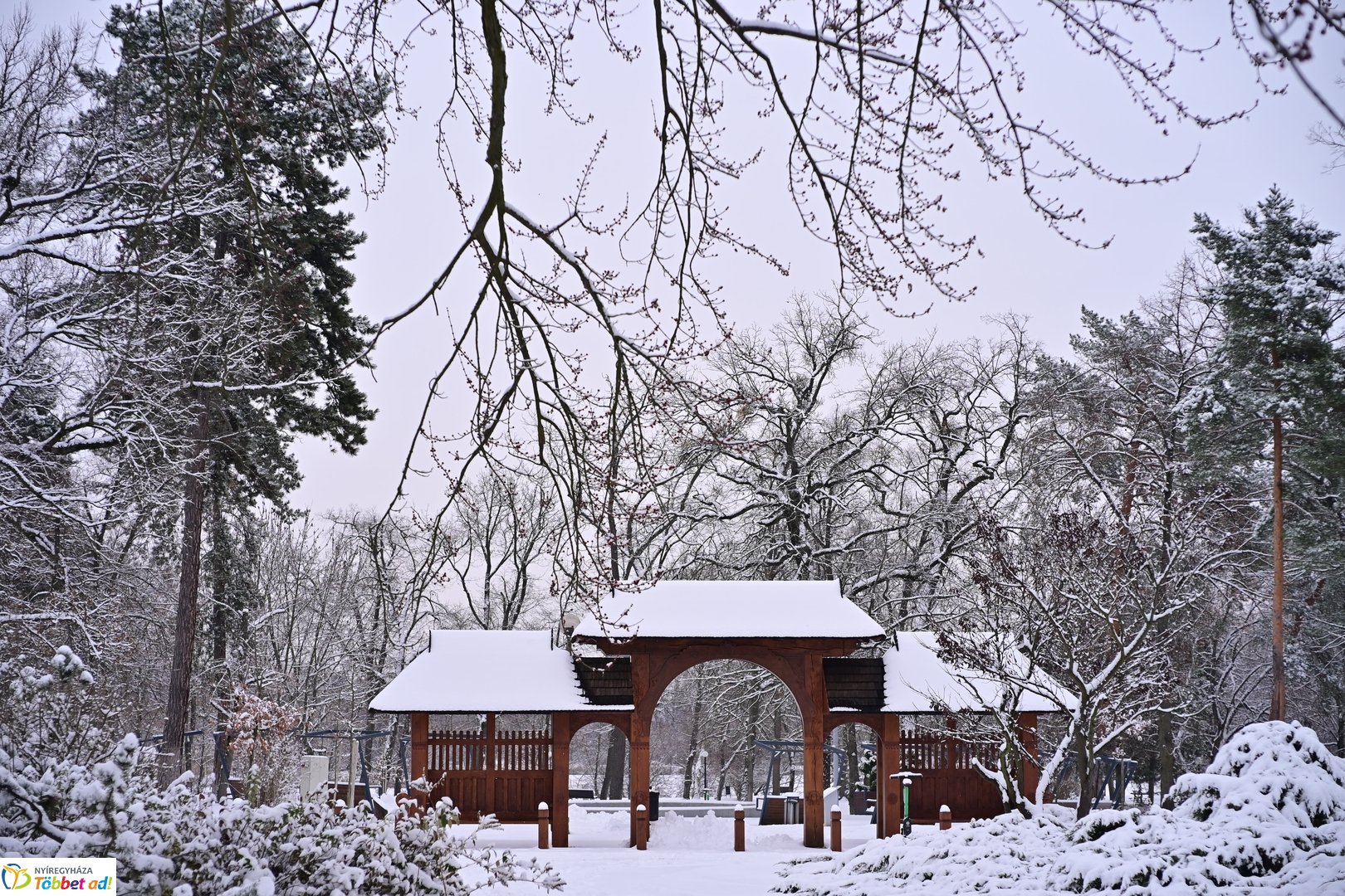 Fehérbe öltözött Sóstó 2026 januárjában