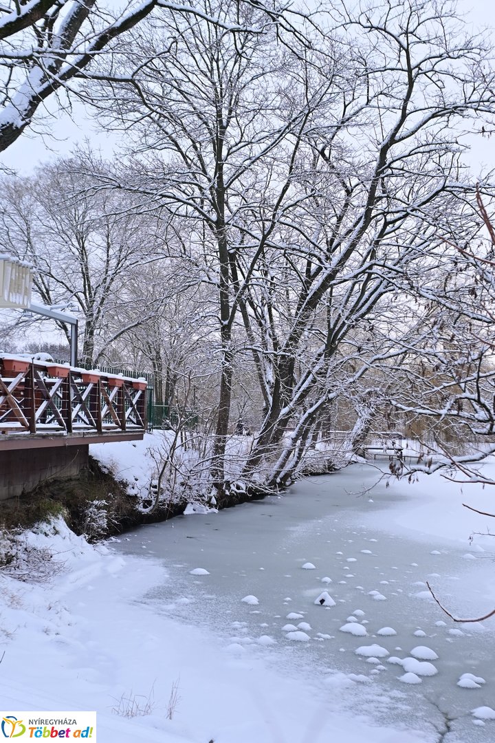 Fehérbe öltözött Sóstó 2026 januárjában