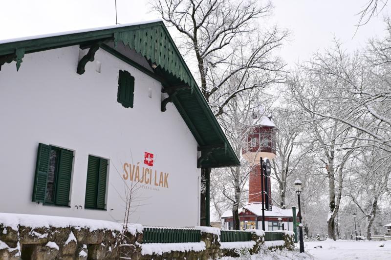 Fehérbe öltözött Sóstó 2026 januárjában