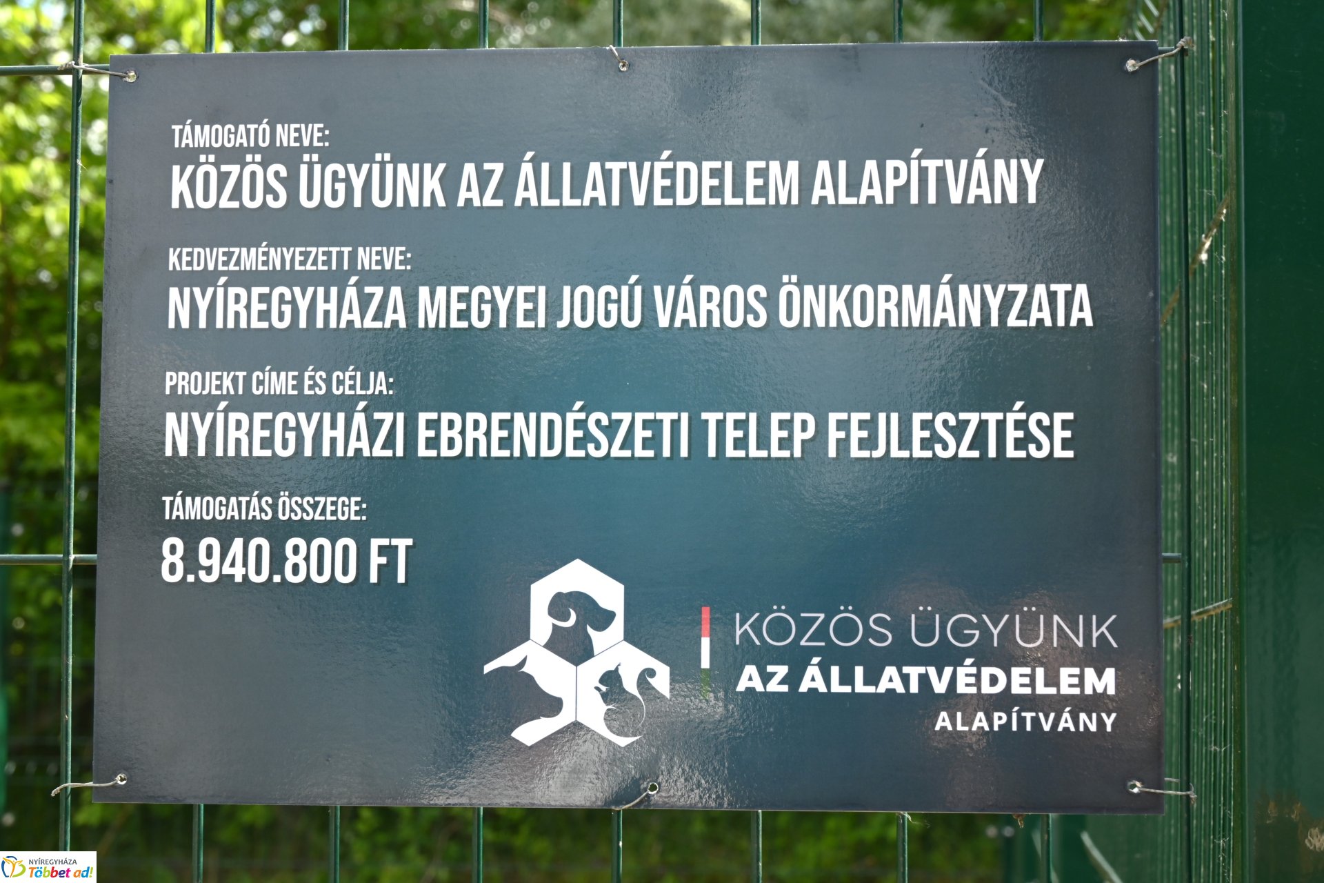 Fejlesztések a Gyepmesteri telepen