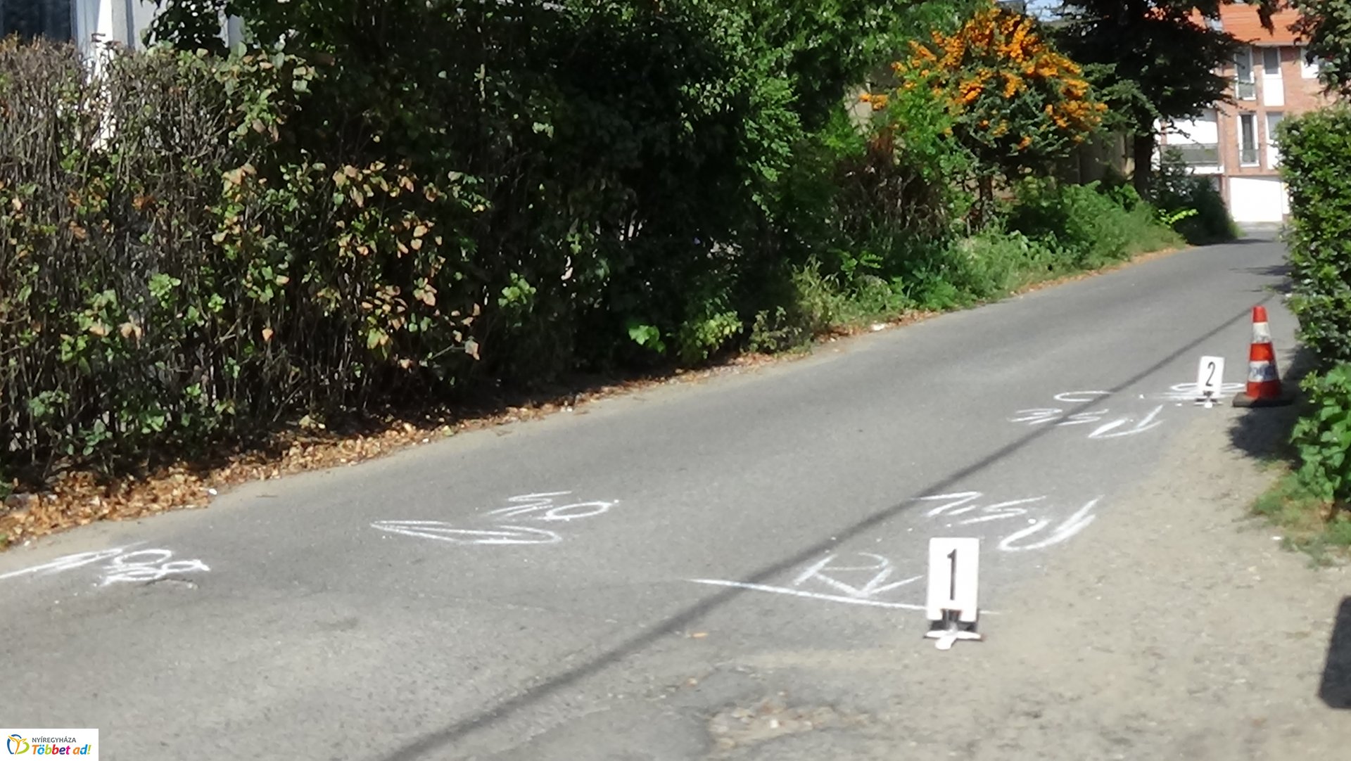 Felborult egy kerékpáros a Közép utcán