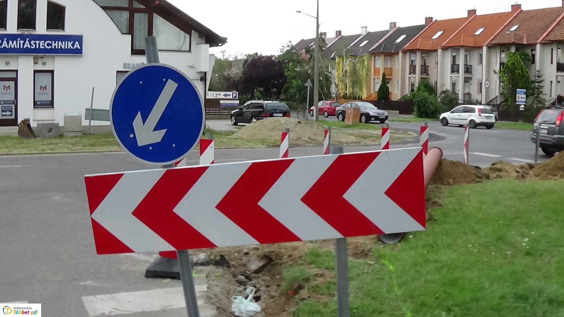 Felújítási munkálatok zajlanak a Korányi Frigyes utcán