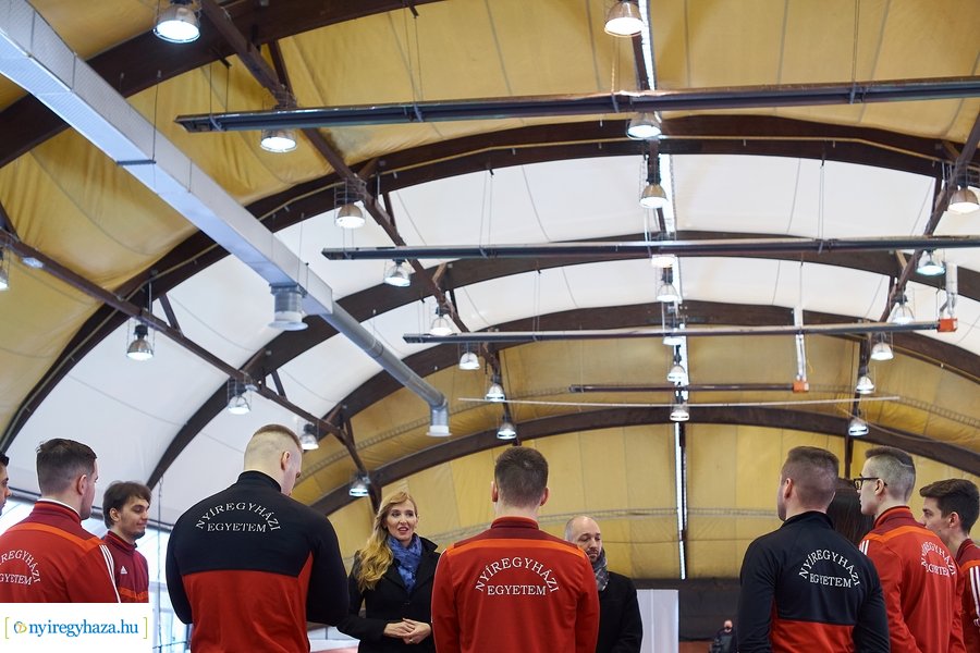 Felújították az atlétikai csarnokot