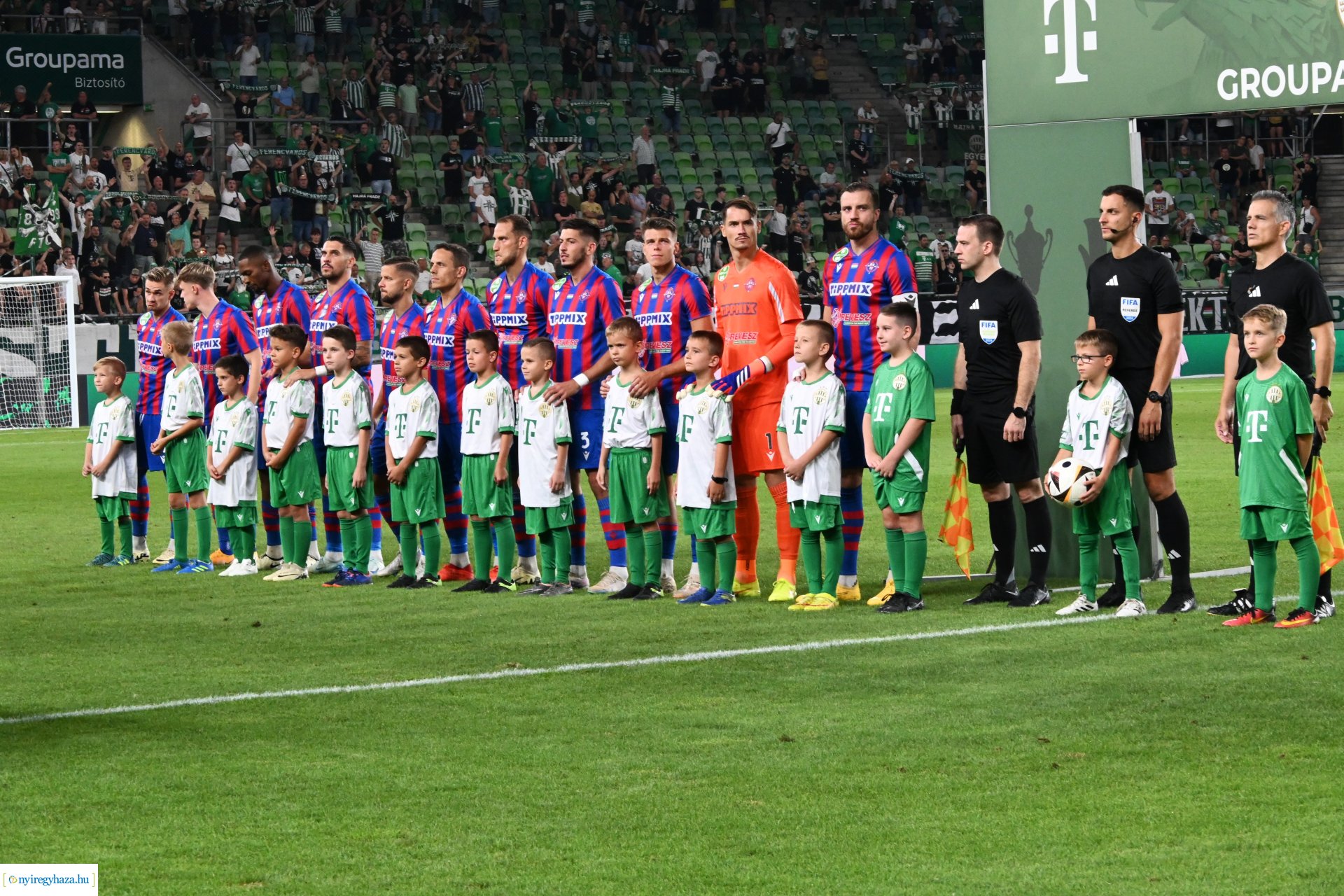 Ferencváros - Nyíregyháza Spartacus labdarúgó mérkőzés