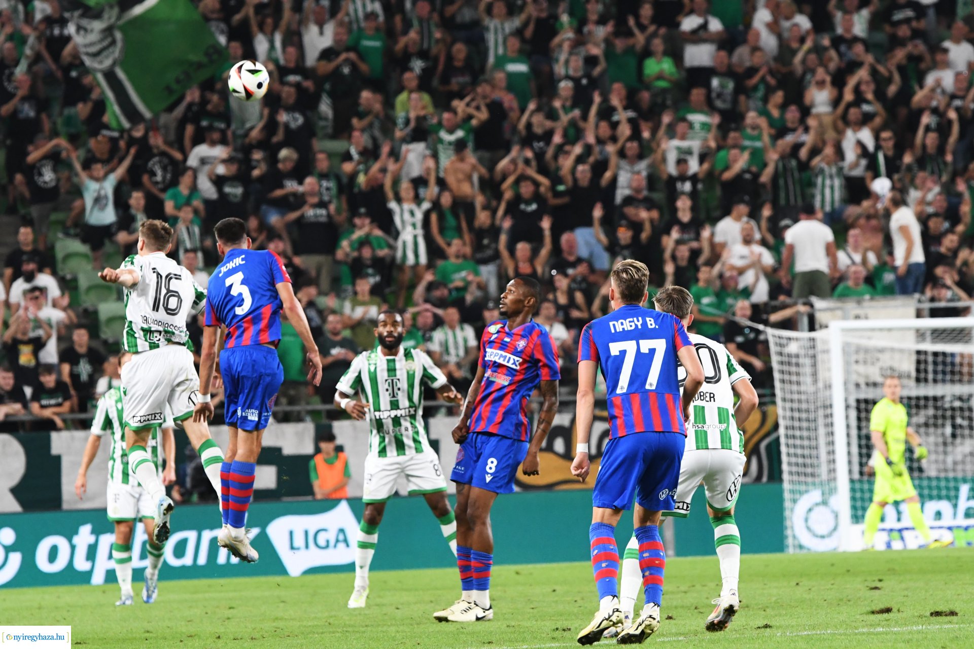 Ferencváros - Nyíregyháza Spartacus labdarúgó mérkőzés