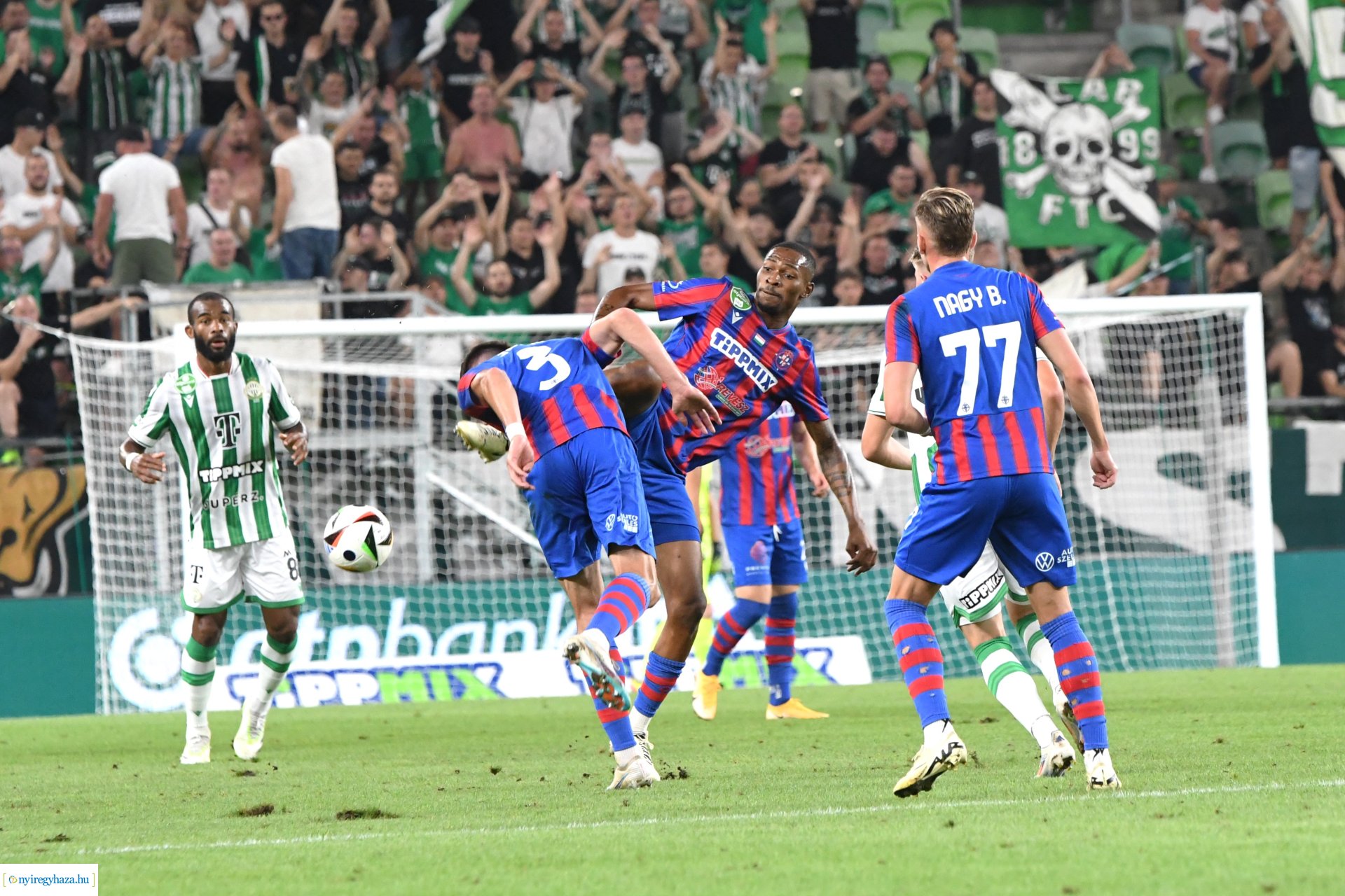 Ferencváros - Nyíregyháza Spartacus labdarúgó mérkőzés