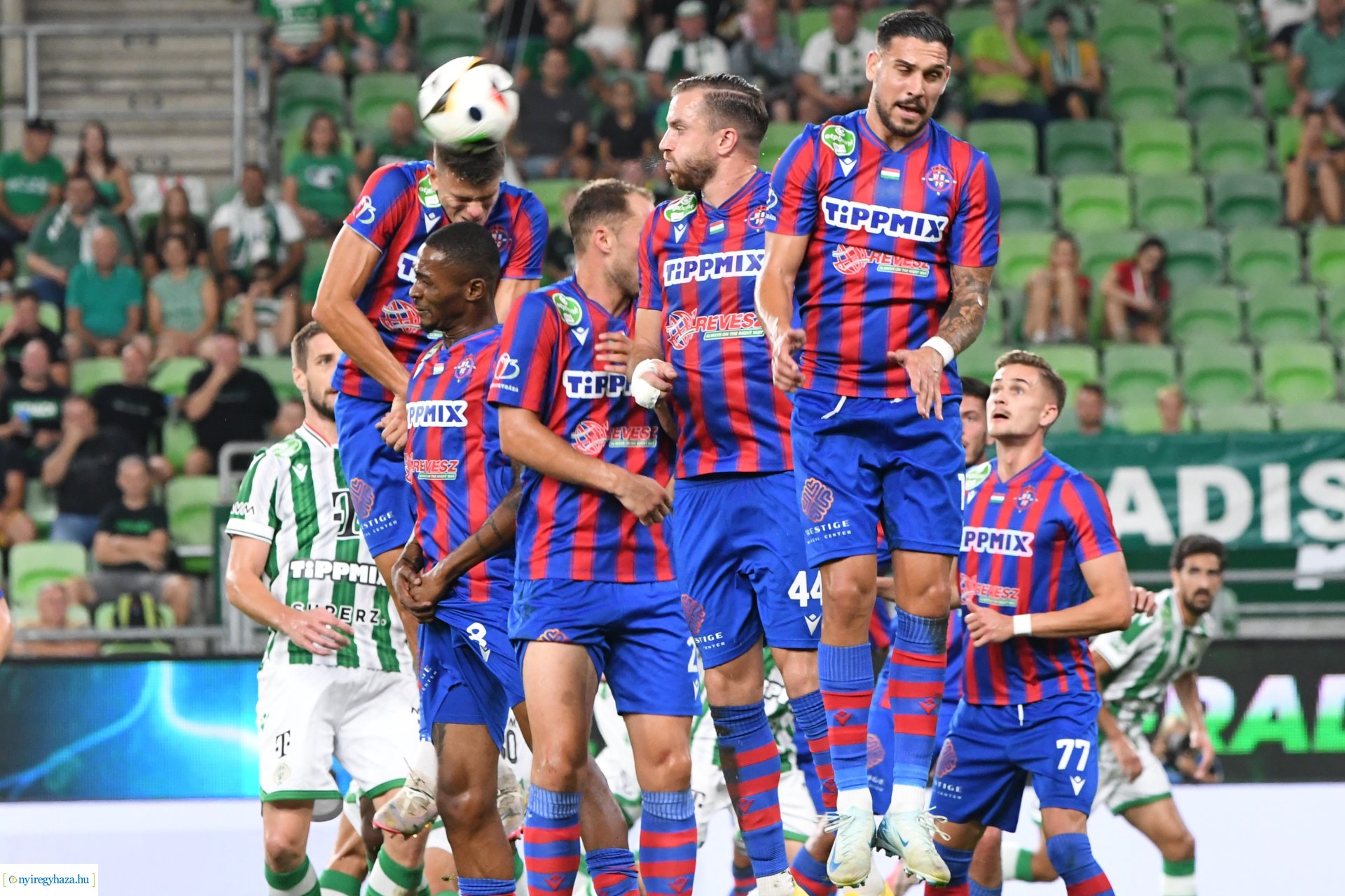 Ferencváros - Nyíregyháza Spartacus labdarúgó mérkőzés