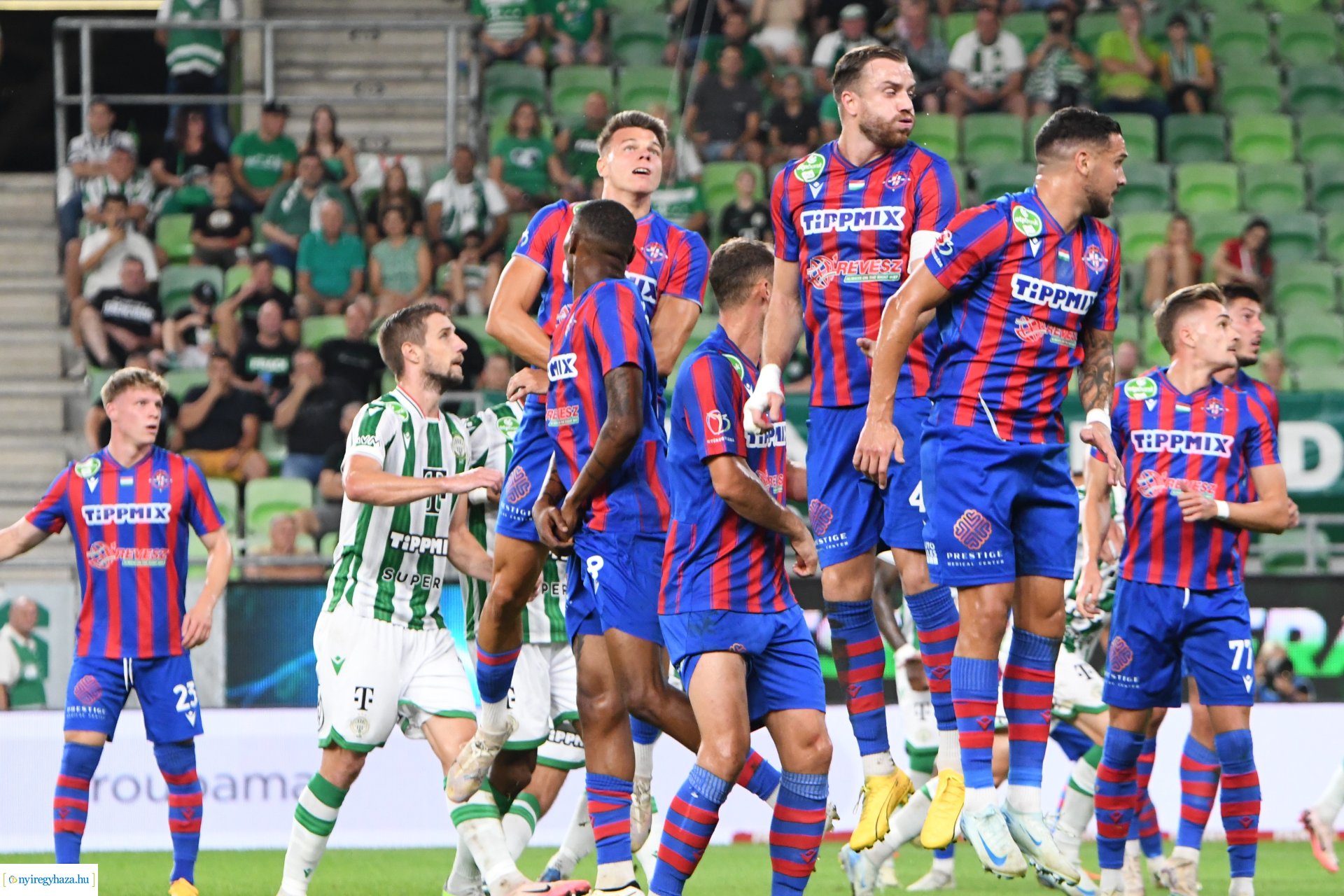 Ferencváros - Nyíregyháza Spartacus labdarúgó mérkőzés