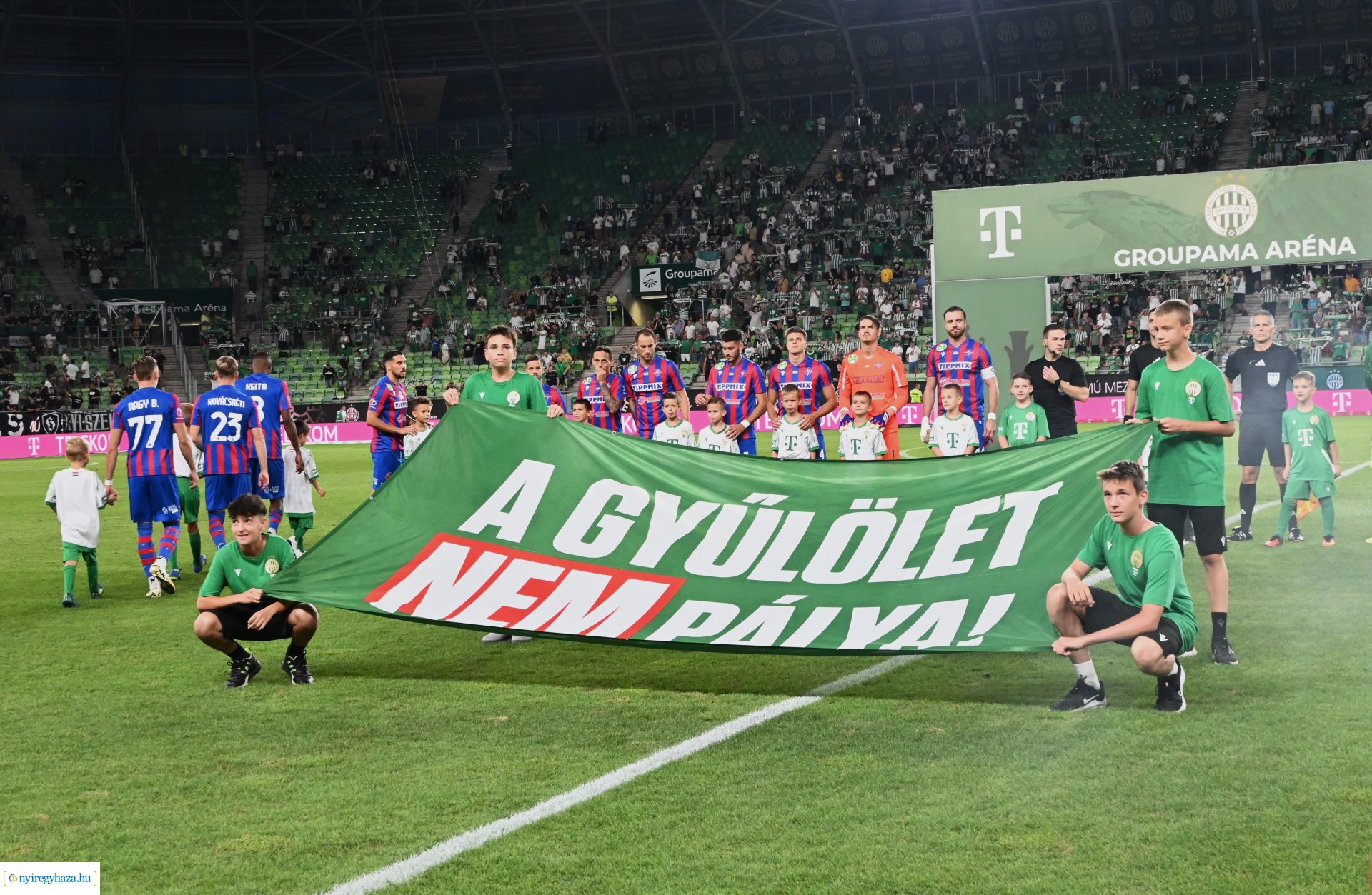 Ferencváros - Nyíregyháza Spartacus labdarúgó mérkőzés