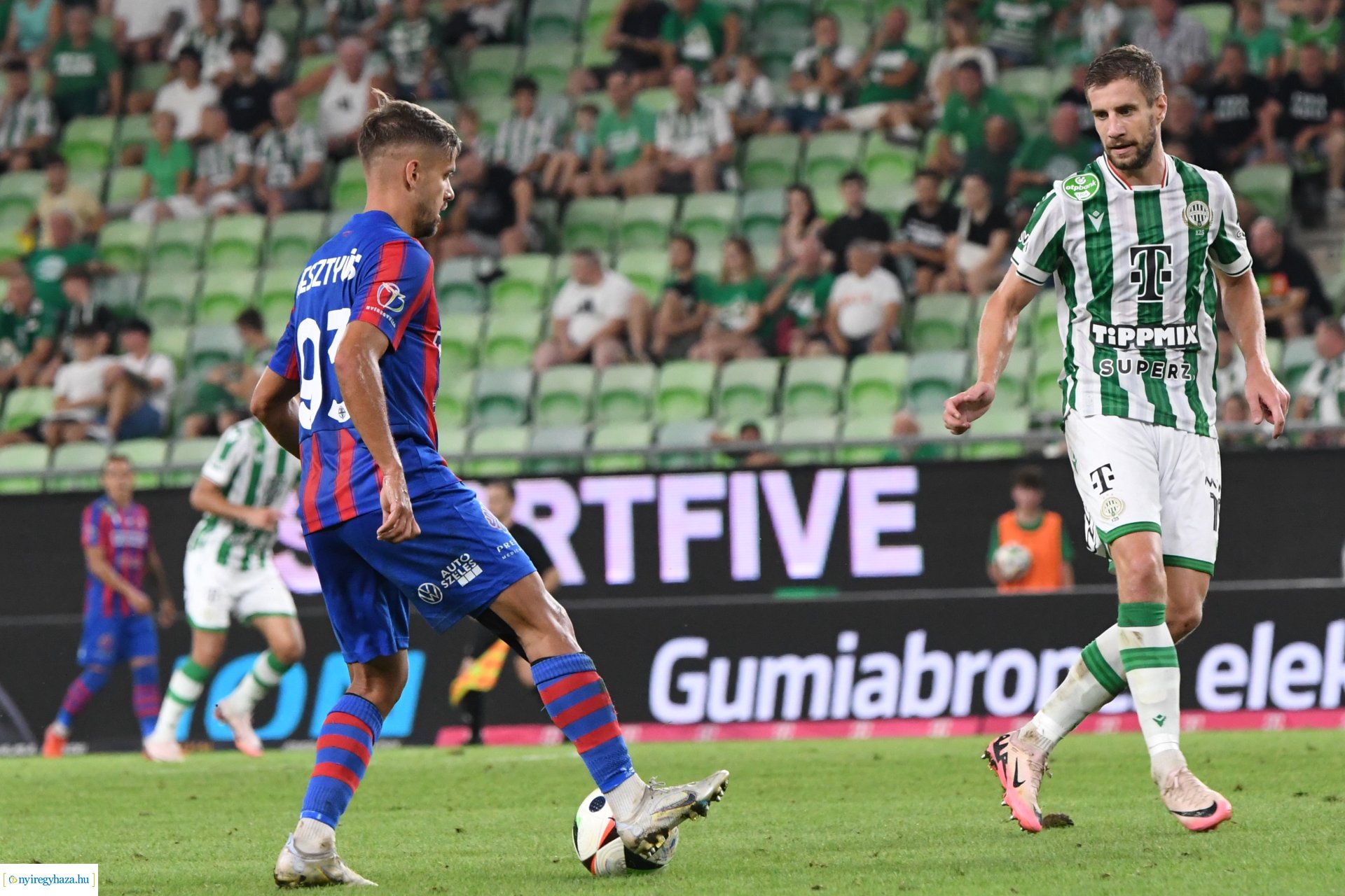 Ferencváros - Nyíregyháza Spartacus labdarúgó mérkőzés