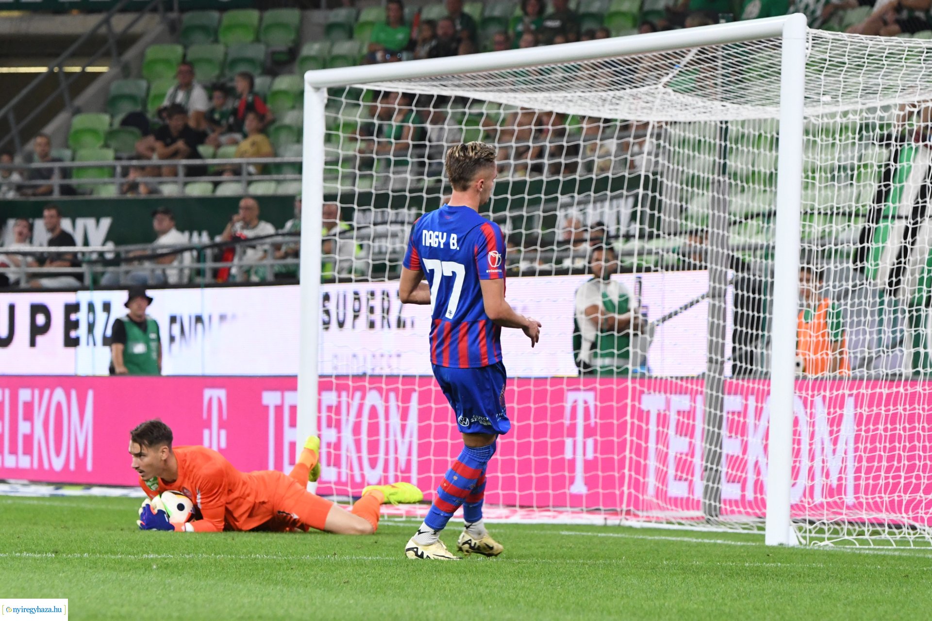 Ferencváros - Nyíregyháza Spartacus labdarúgó mérkőzés