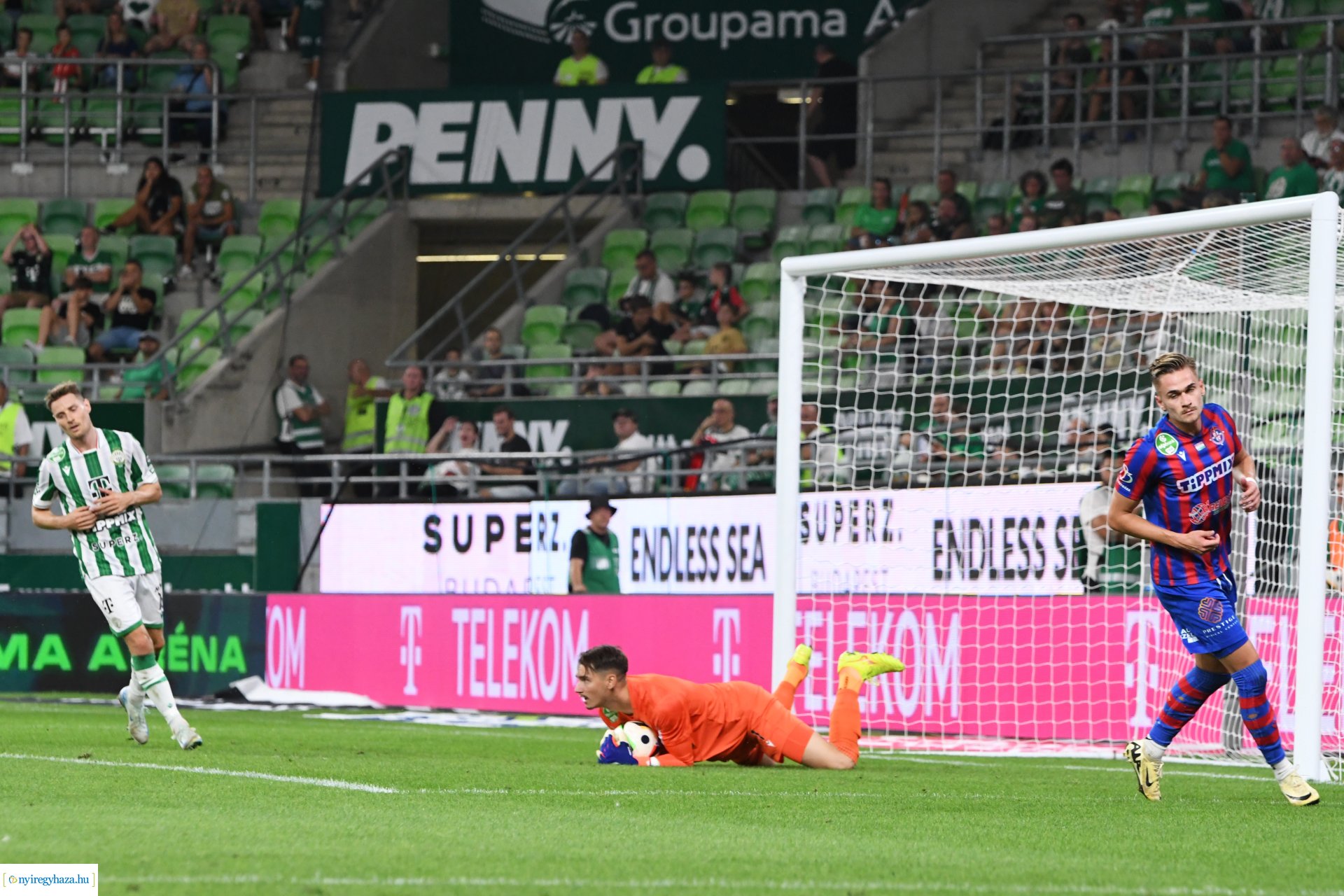 Ferencváros - Nyíregyháza Spartacus labdarúgó mérkőzés