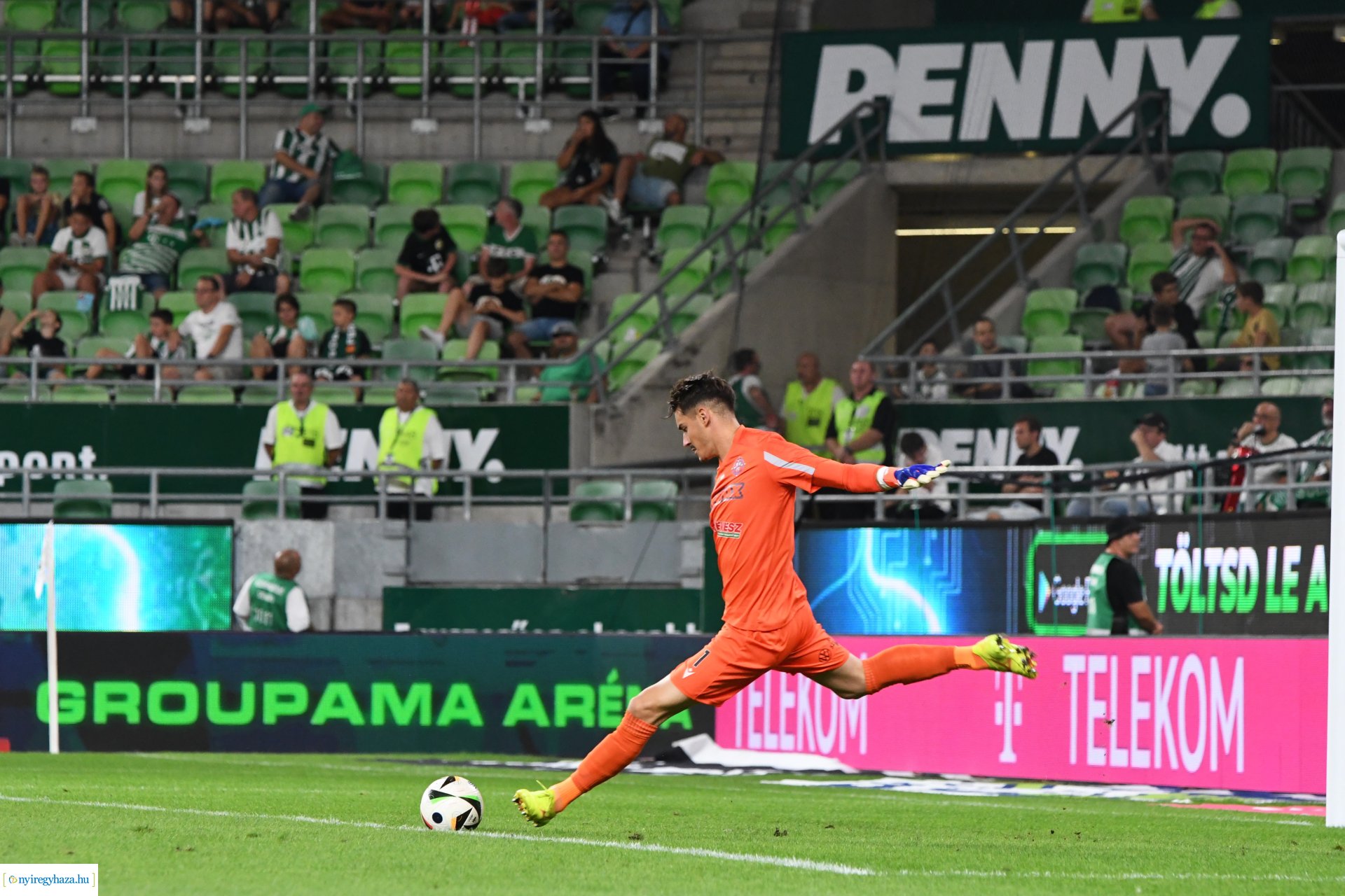 Ferencváros - Nyíregyháza Spartacus labdarúgó mérkőzés