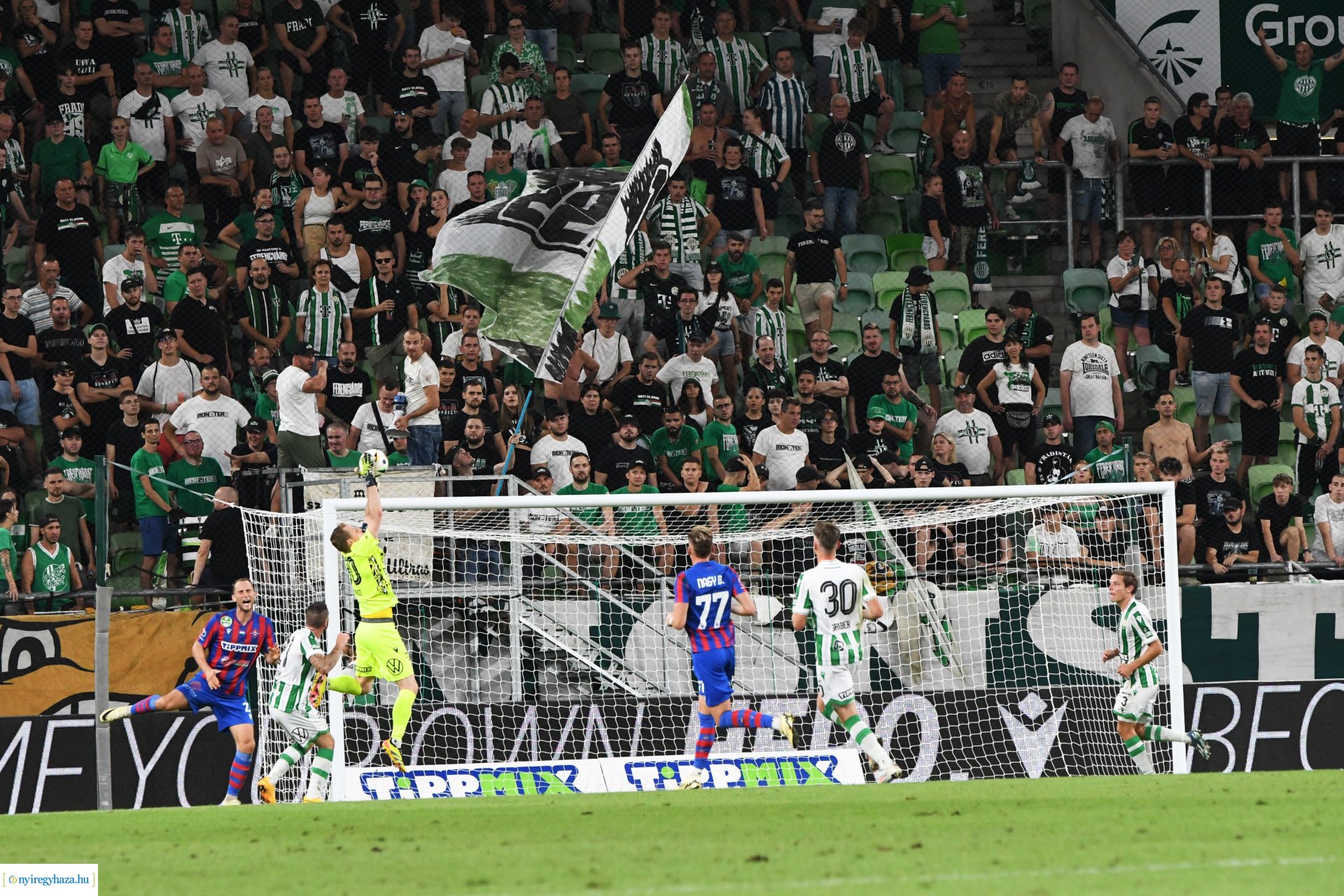 Ferencváros - Nyíregyháza Spartacus labdarúgó mérkőzés
