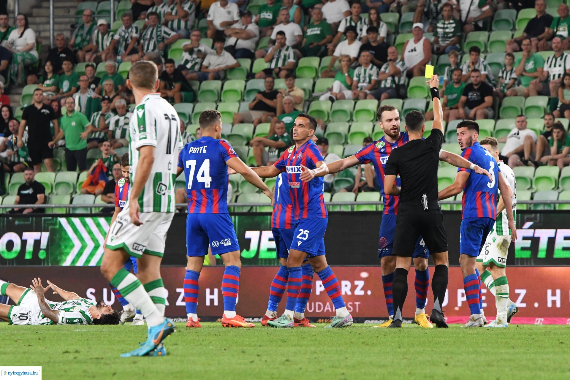 Ferencváros - Nyíregyháza Spartacus labdarúgó mérkőzés