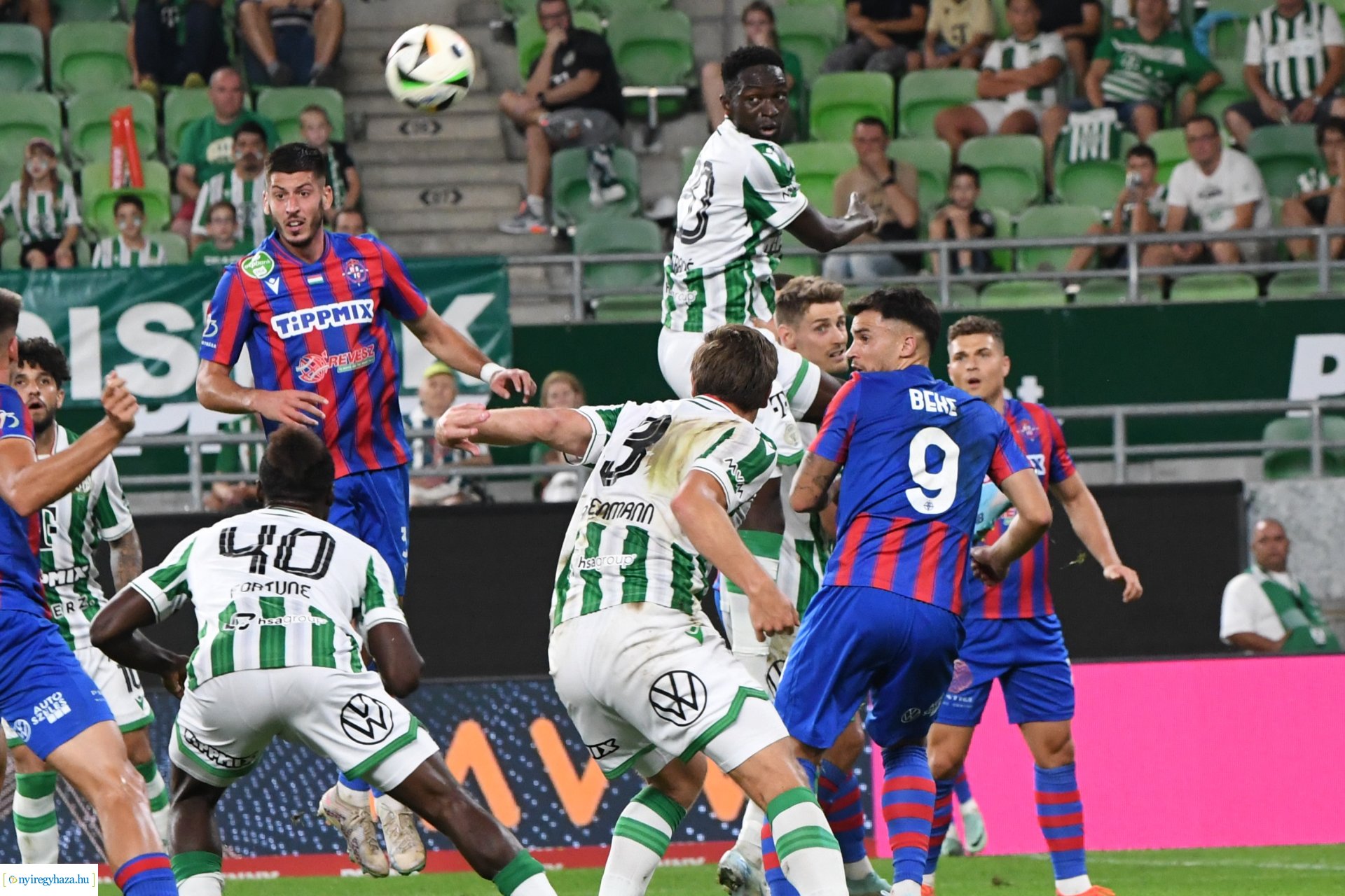 Ferencváros - Nyíregyháza Spartacus labdarúgó mérkőzés